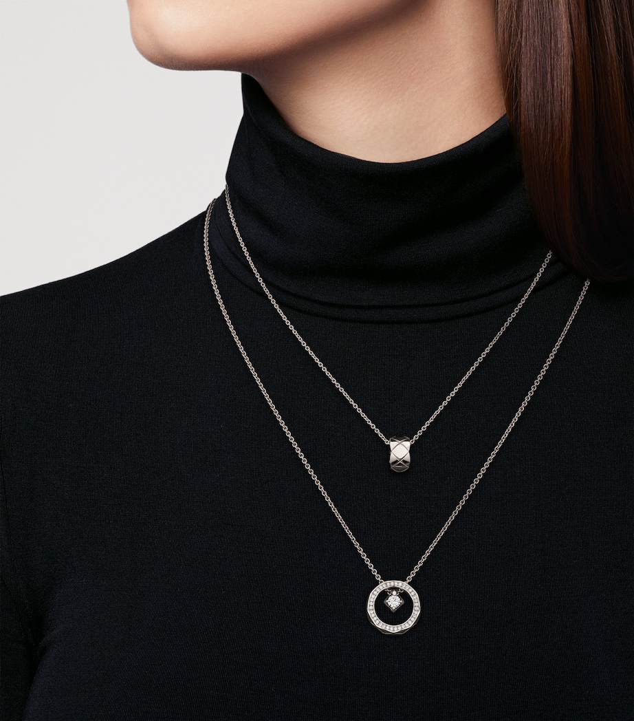 White Gold Coco Crush Necklace WHITE GOLD Image 2