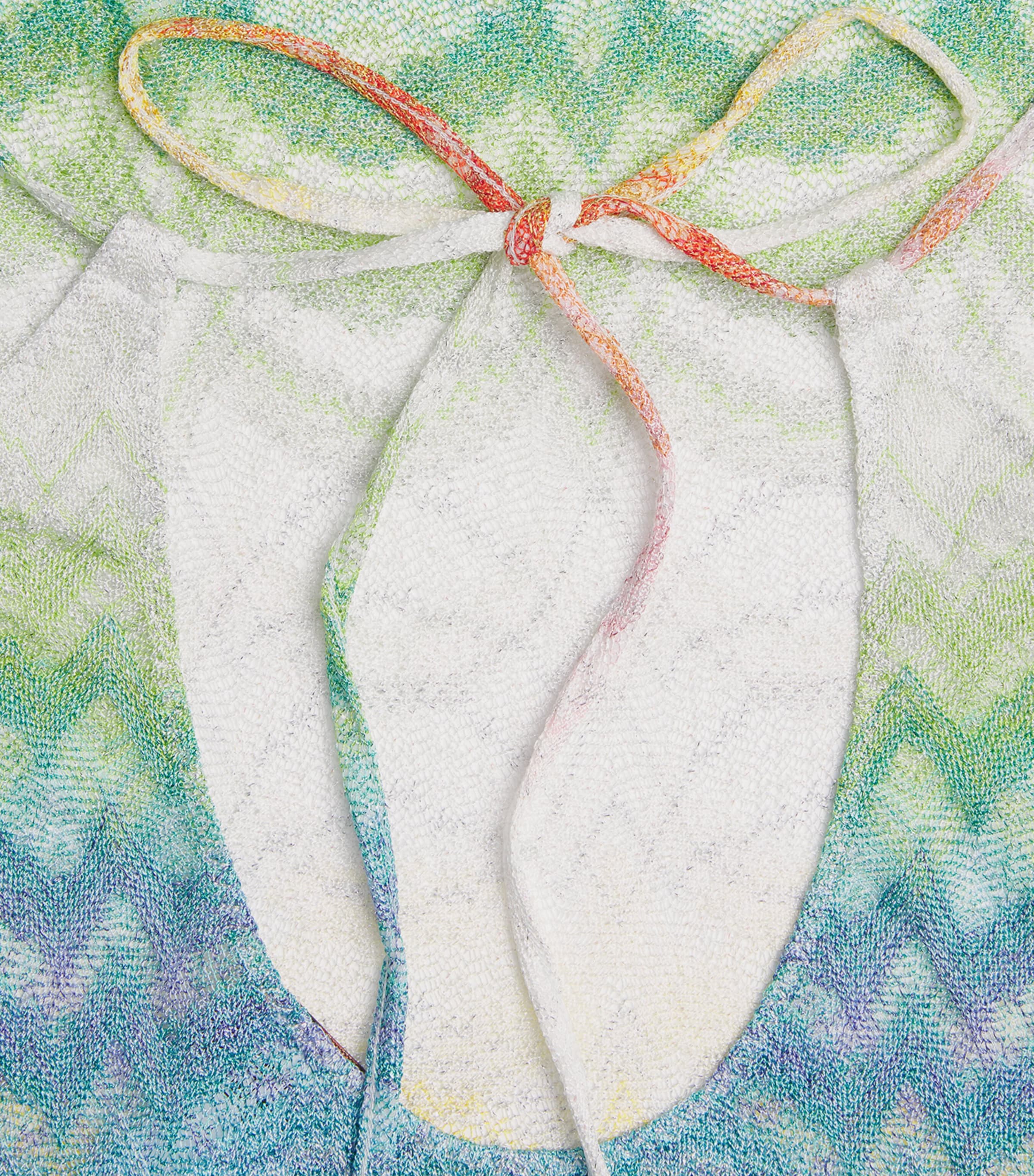 Zigzag Cowl Neck Maxi Dress SM9X1MULTICOLOR Image 5