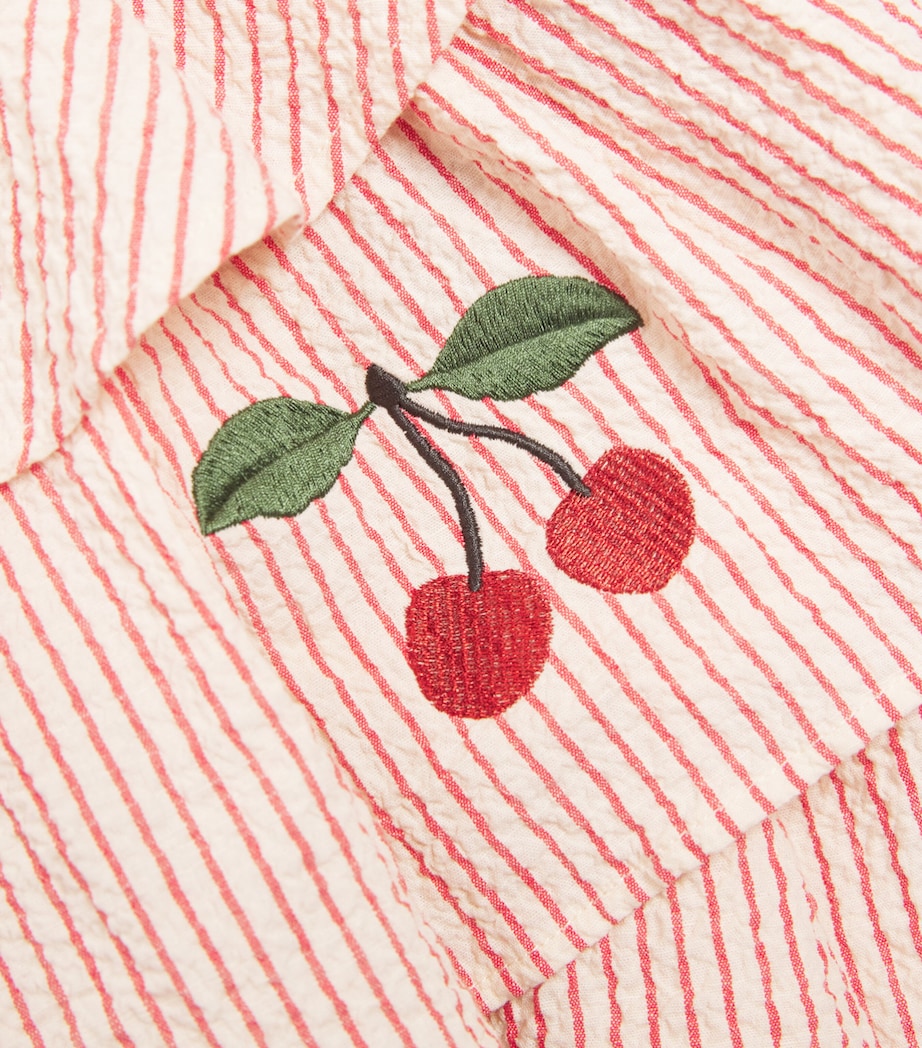 KONGES SLOJD Seersucker Stripe Ellie Dress (18 Months - 10 Years) Amour Image 3