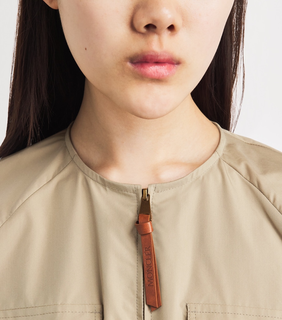 Moncler Womens Poplin Mini Dress Image 3