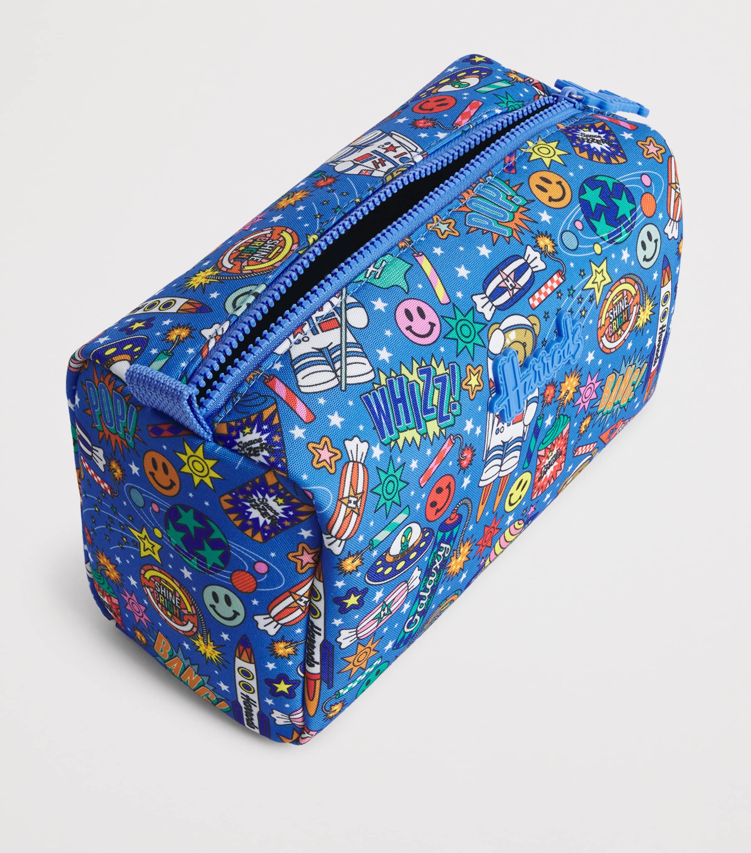 Harrods Pop Rocket Wash Bag Blue Image 2