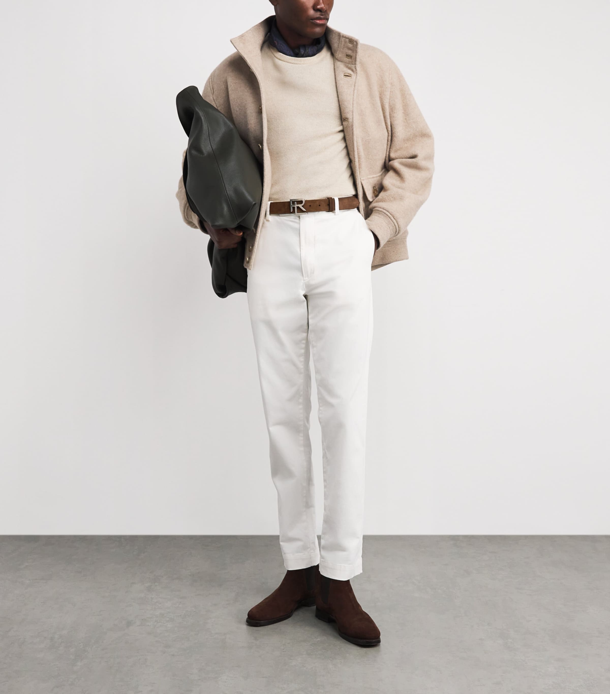 Suede Belt BROWN Image 3