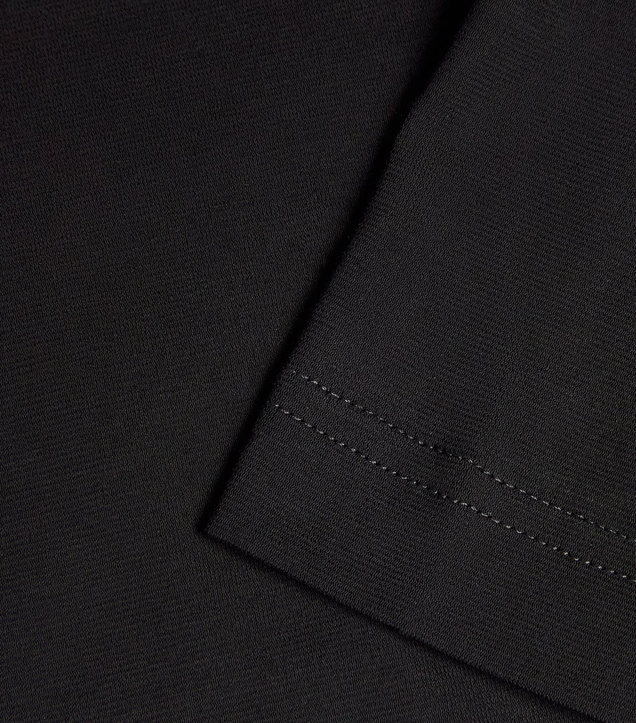 Cotton Polo Shirt 9300NERO Image 5