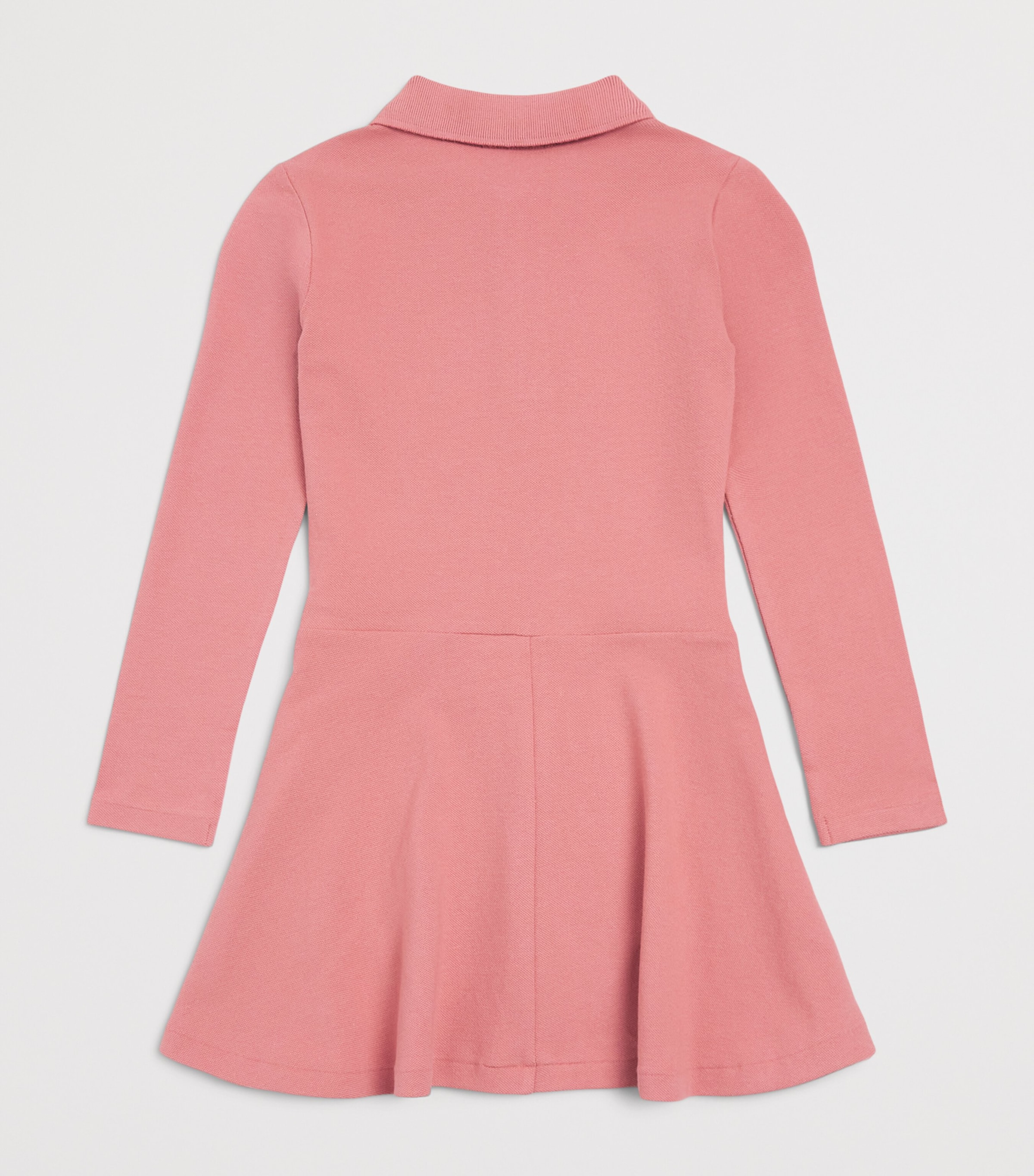 Ralph Lauren Kids Cotton Mesh Polo Dress (2-7 Years) Canvas Pink Image 2