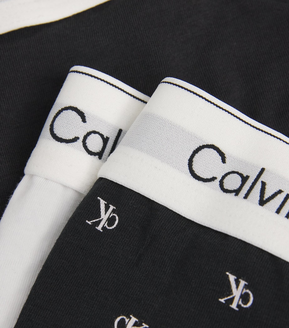 Calvin Klein Mens Cotton Stretch Icon Hip Briefs (Pack of 3) Multi Image 5