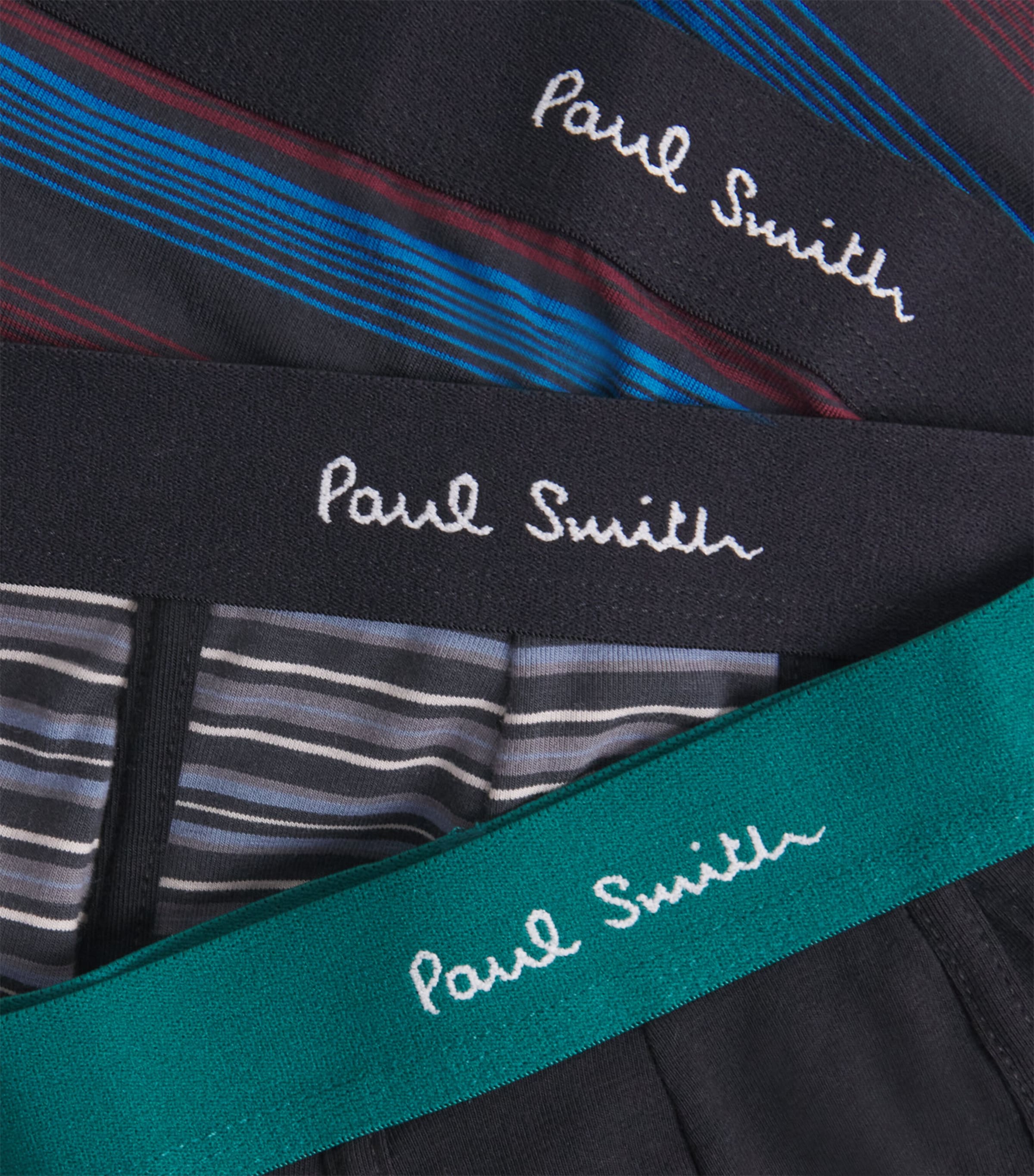 Stretch-Cotton Trunks (Pack of 3) 1A MUTICOLOUR Image 4