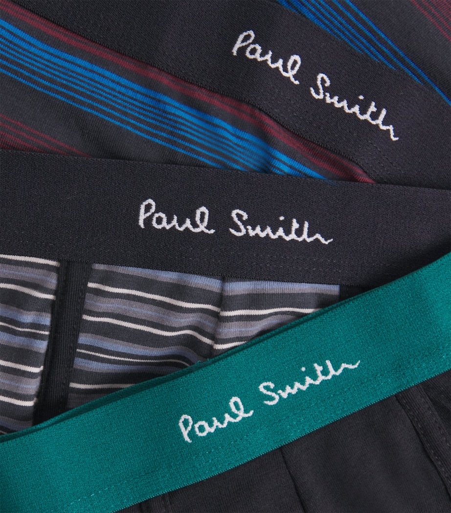 Stretch-Cotton Trunks (Pack of 3) 1A MUTICOLOUR Image 4