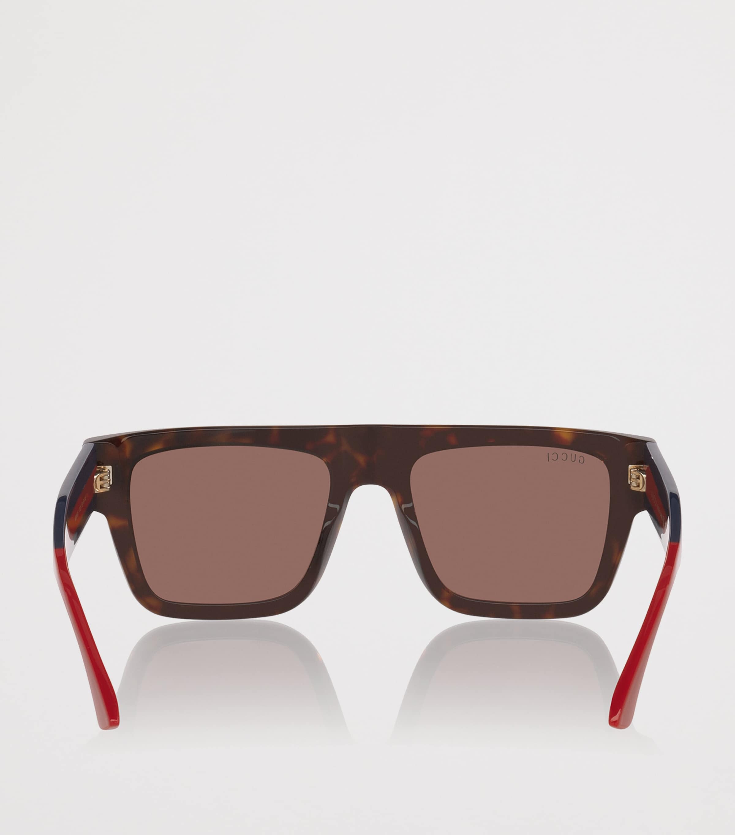 Gucci Acetate Rectangle Sunglasses Image 4