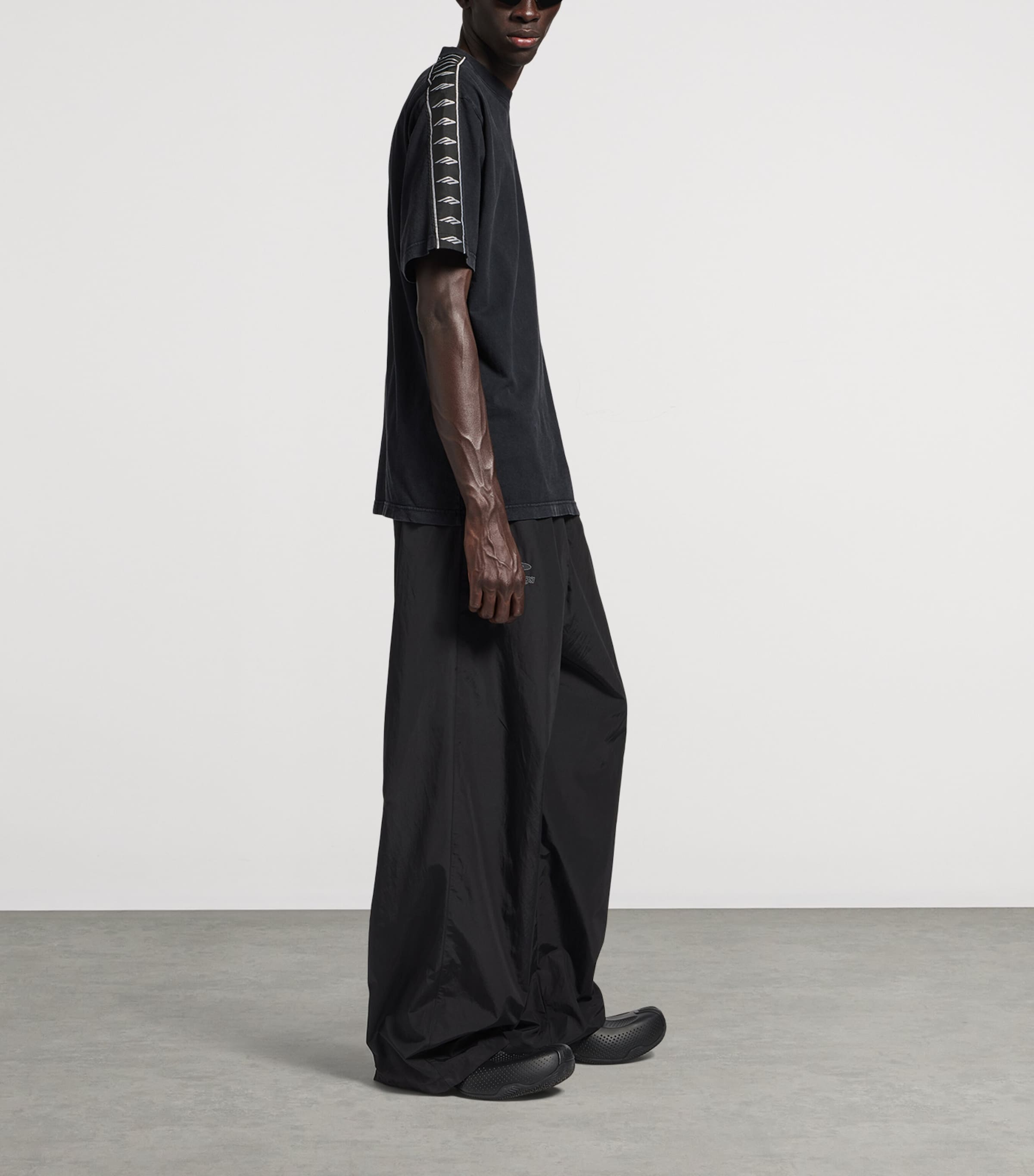 Cotton Logo Strip T-Shirt 1041 Image 4