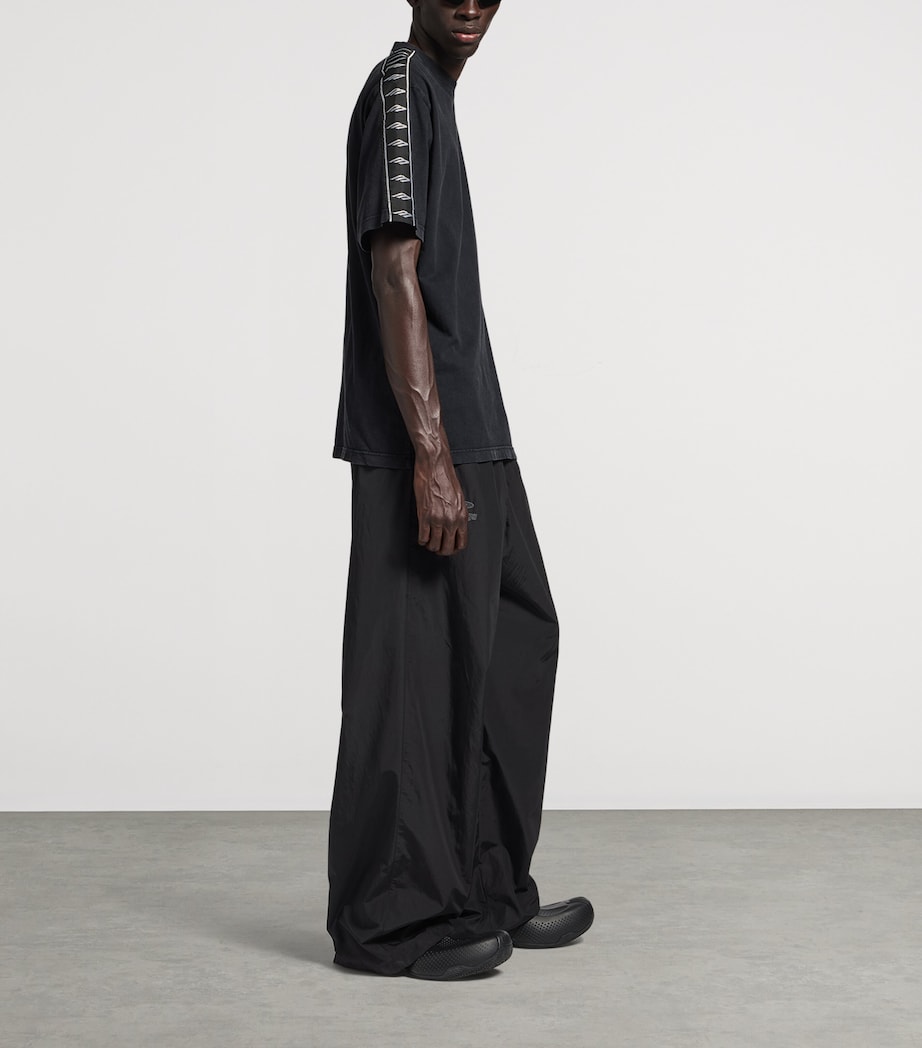 Cotton Logo Strip T-Shirt 1041 Image 4