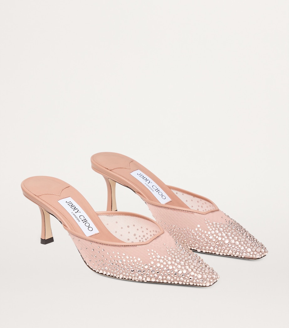 Vivi 65 Mesh Embellished Mules BALLET PINK/BALLET P Image 5