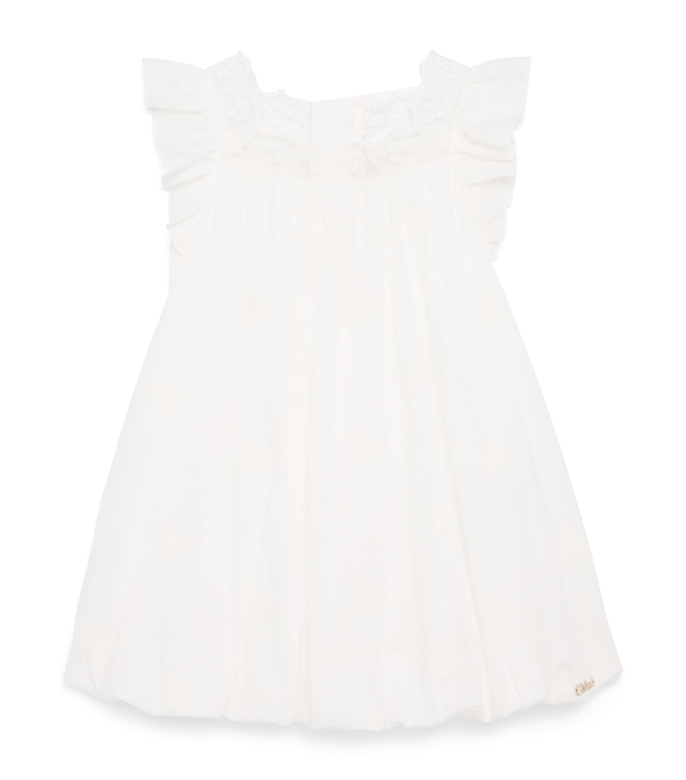 Chloé Kids Embroidered Ceremony Dress  (6-36 Months) Image 1
