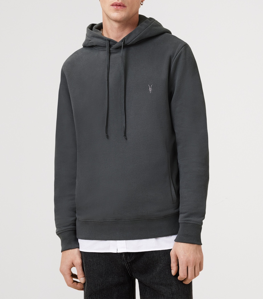 Organic Cotton Raven Ramskull Hoodie CARTER GREY Image 3