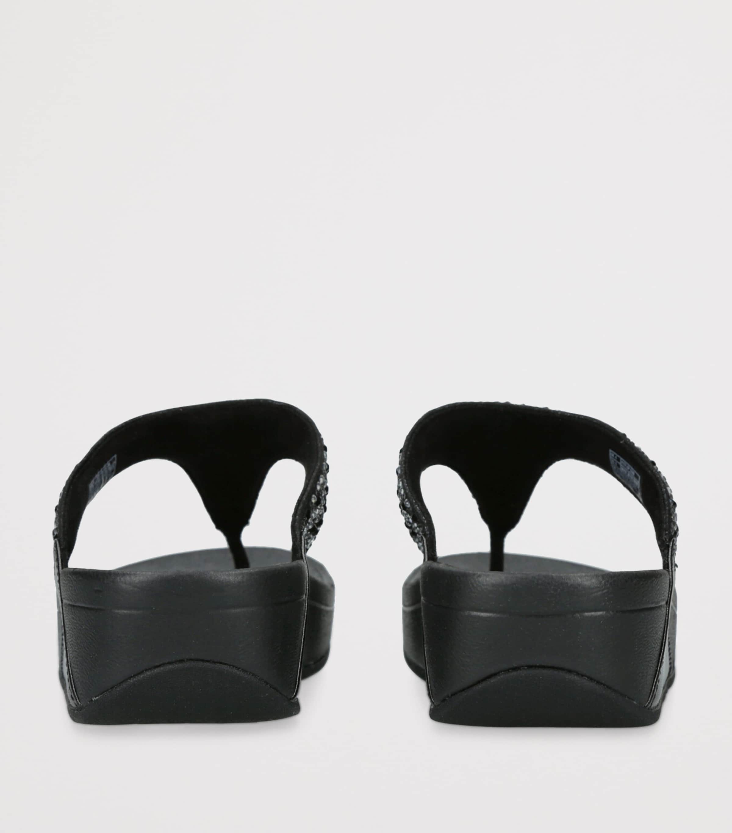FitFlop Embellished Lulu Flatform Sandals 40 Black Image 2