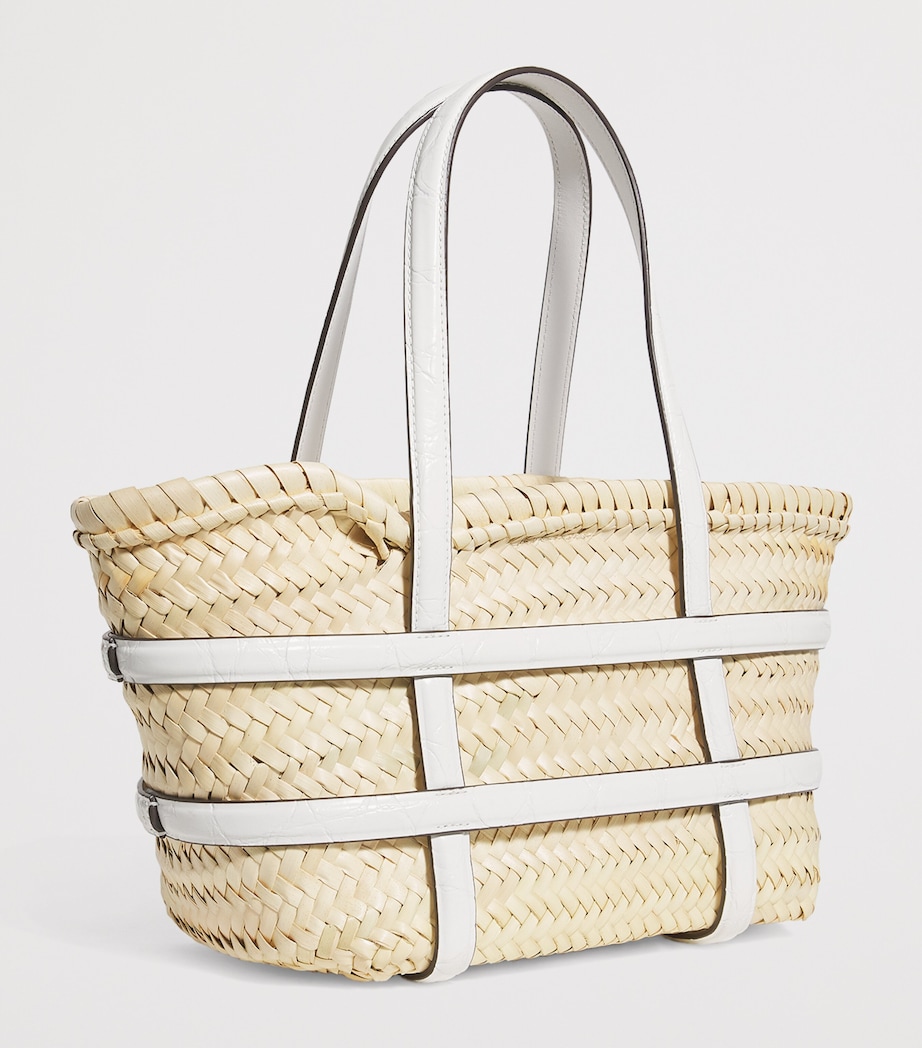 Small Straw Ella Basket Bag 101 Image 3