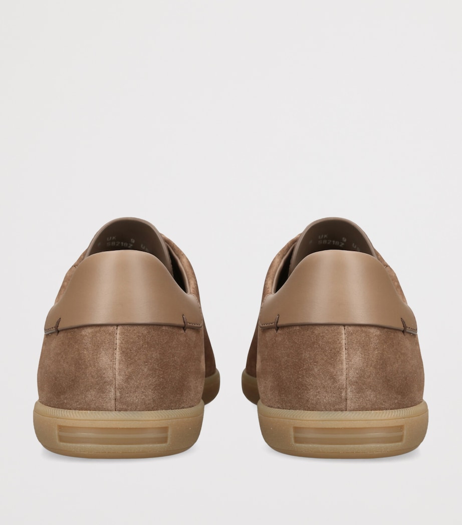 Zegna Suede 232 Sneakers Taupe Image 2