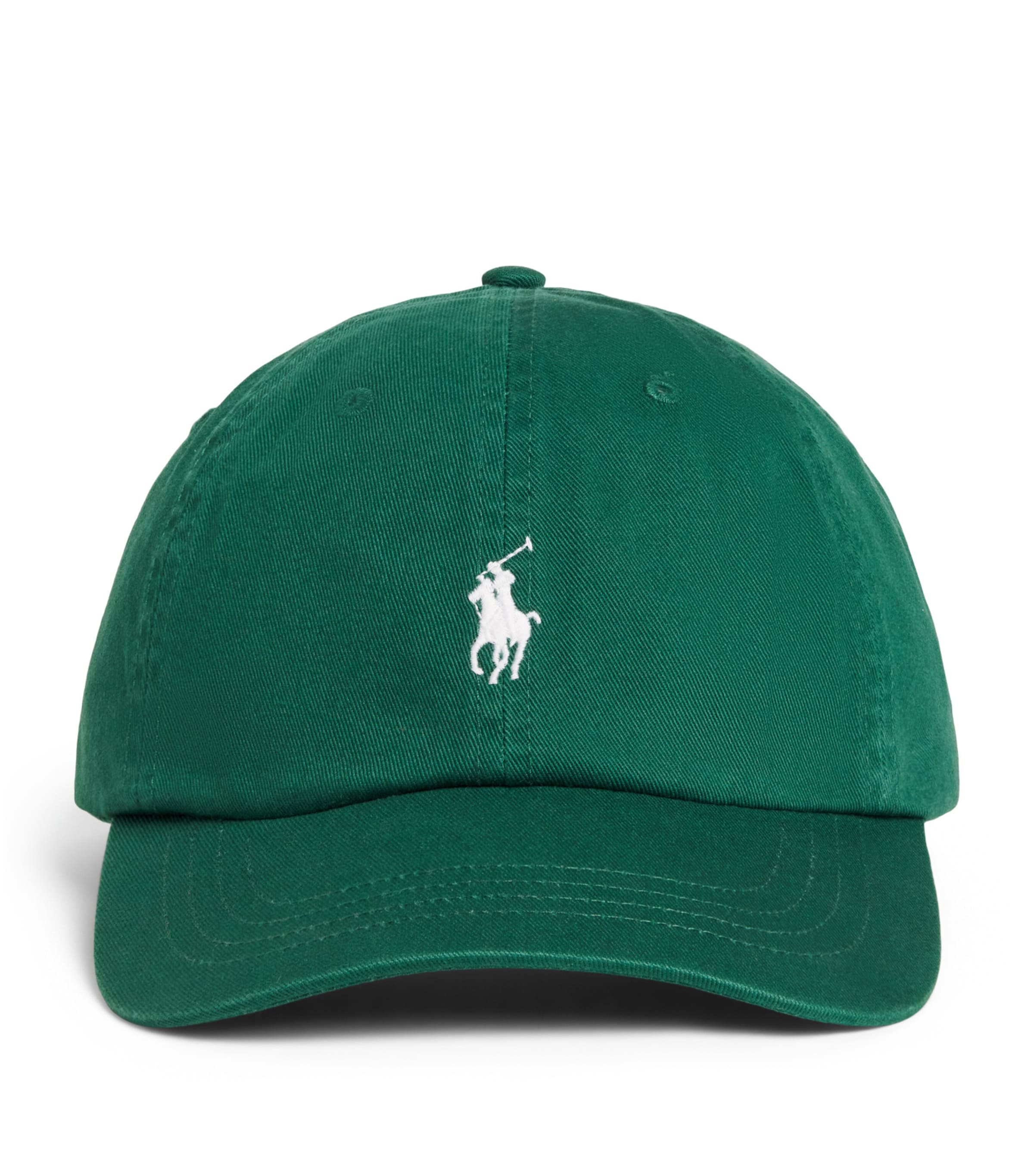 Polo Ralph Lauren Cotton Logo Baseball Cap New Forest Image 1