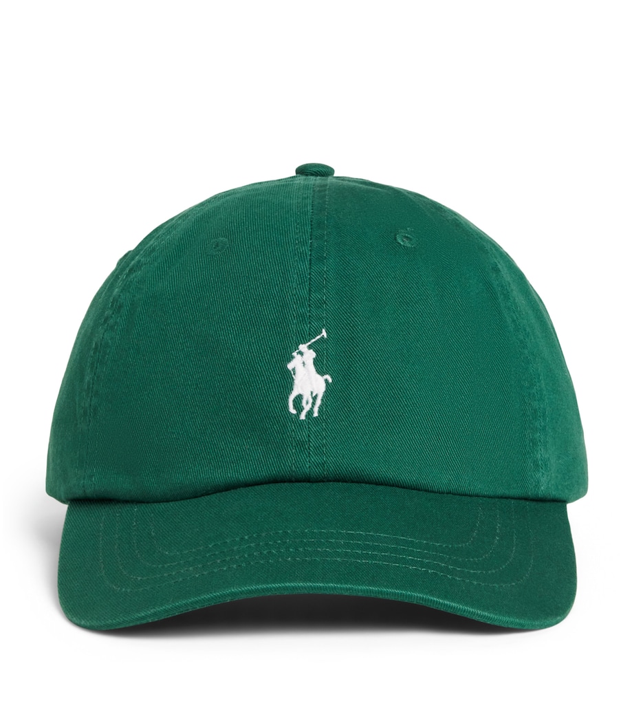 Polo Ralph Lauren Cotton Logo Baseball Cap New Forest Image 1