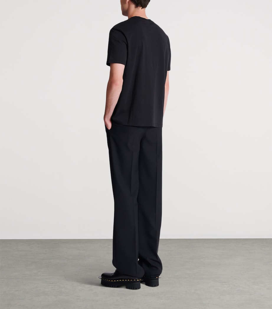 Cotton Crystal Logo T-Shirt EAP NOIR/NOIR Image 7