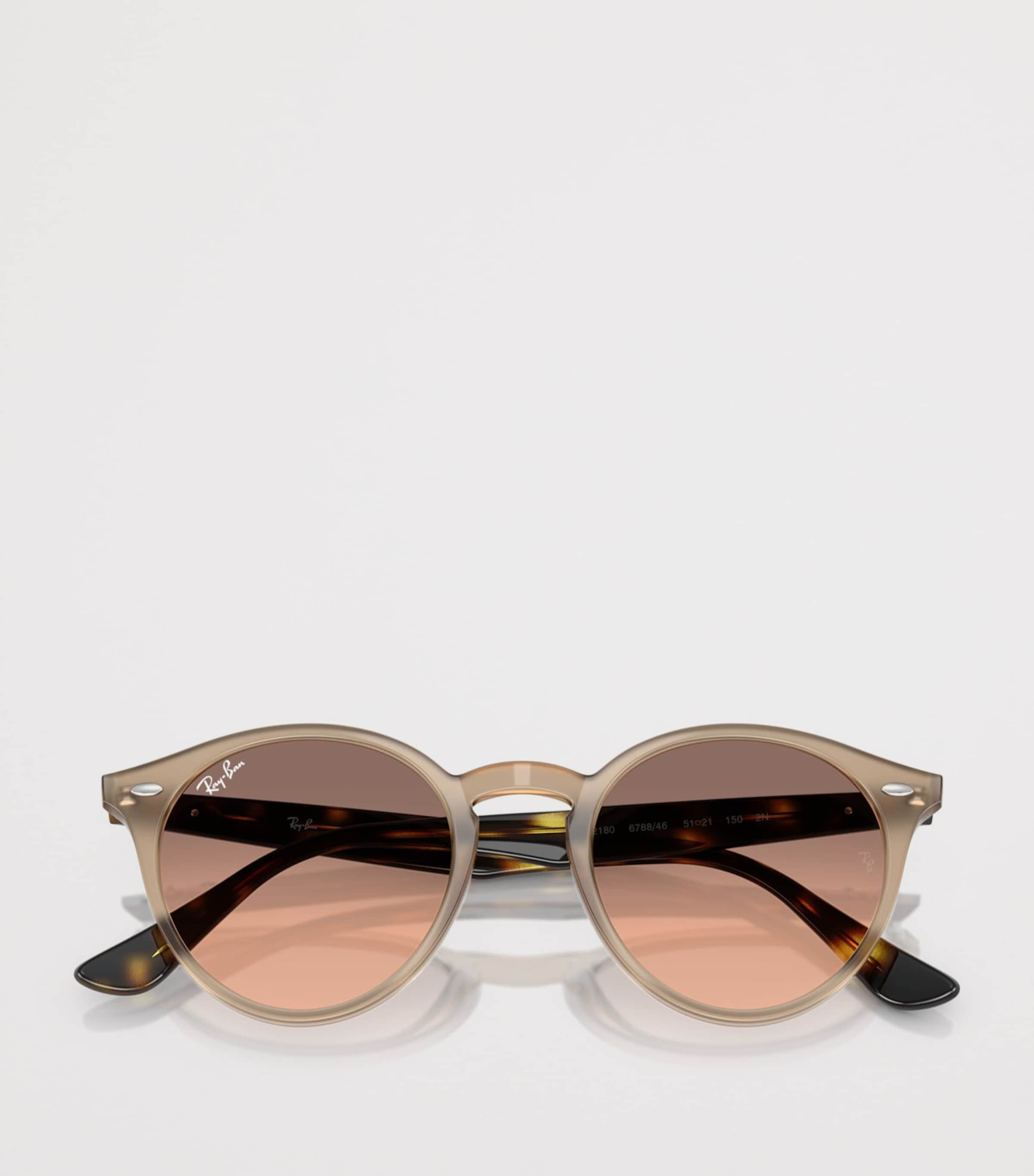 Ray-Ban Propionate Round Sunglasses Beige Image 5