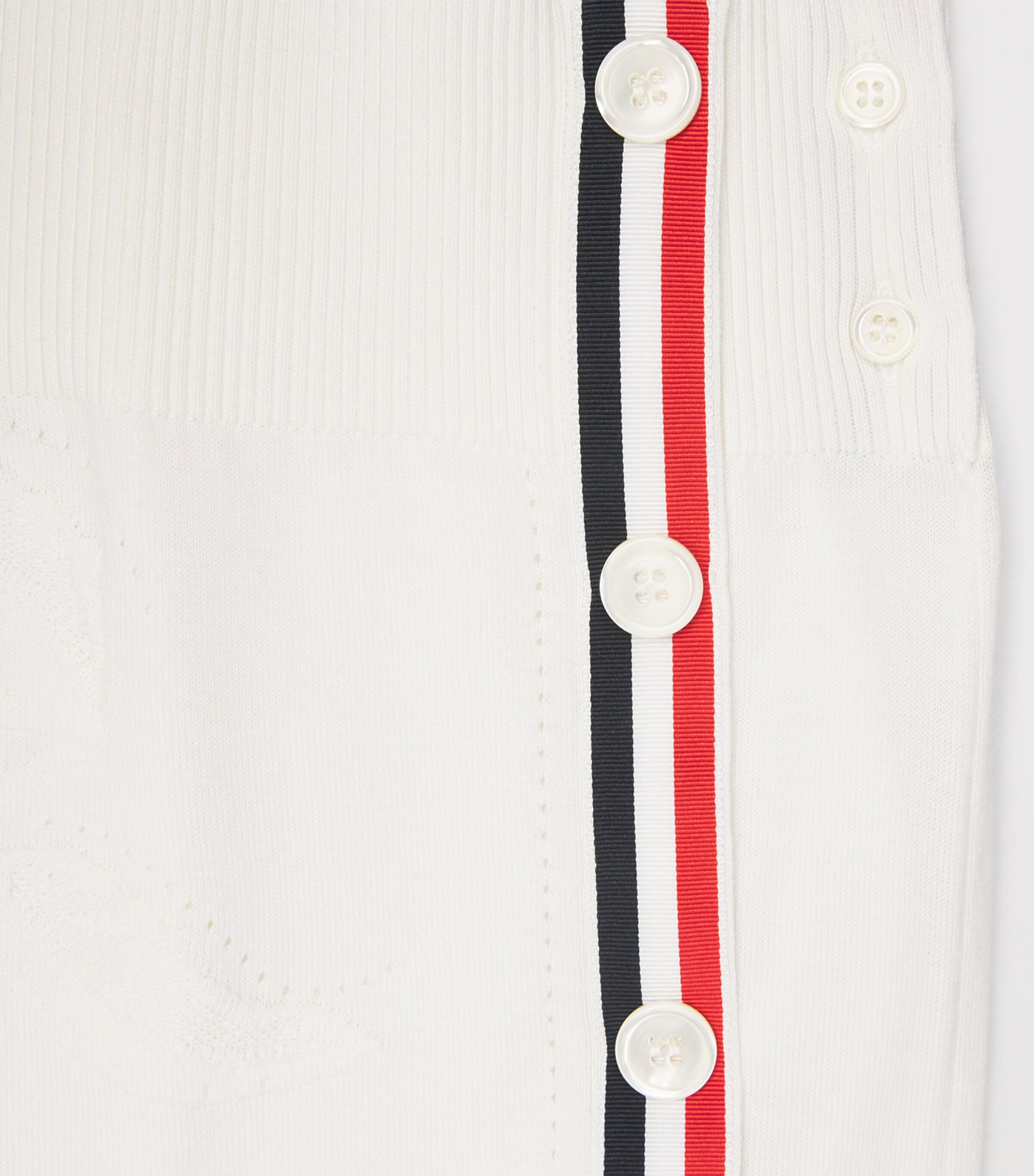 Cotton Feather Cardigan WHITE Image 2