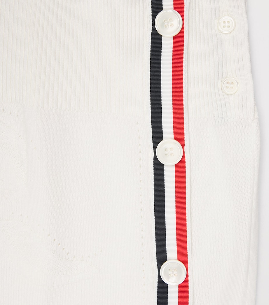 Cotton Feather Cardigan WHITE Image 2