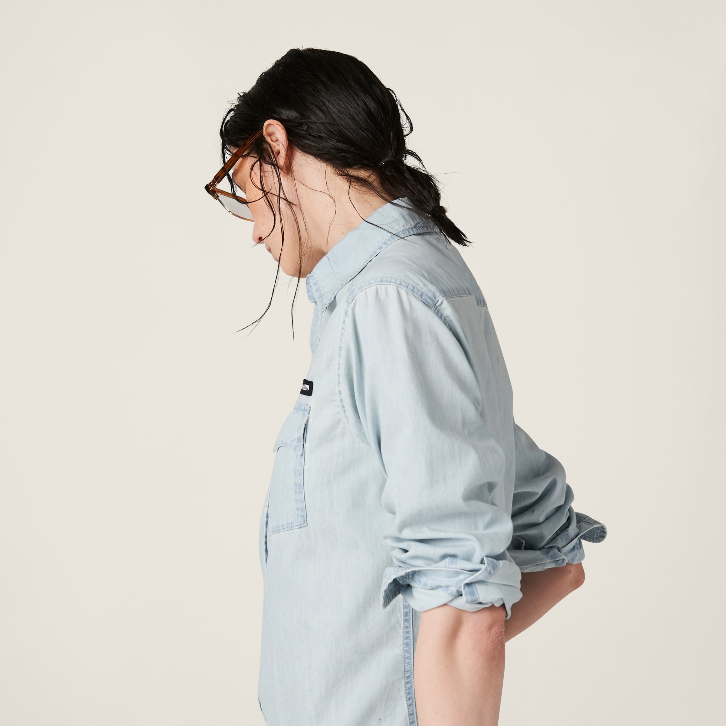 Chambray Shirt F0076 Image 5