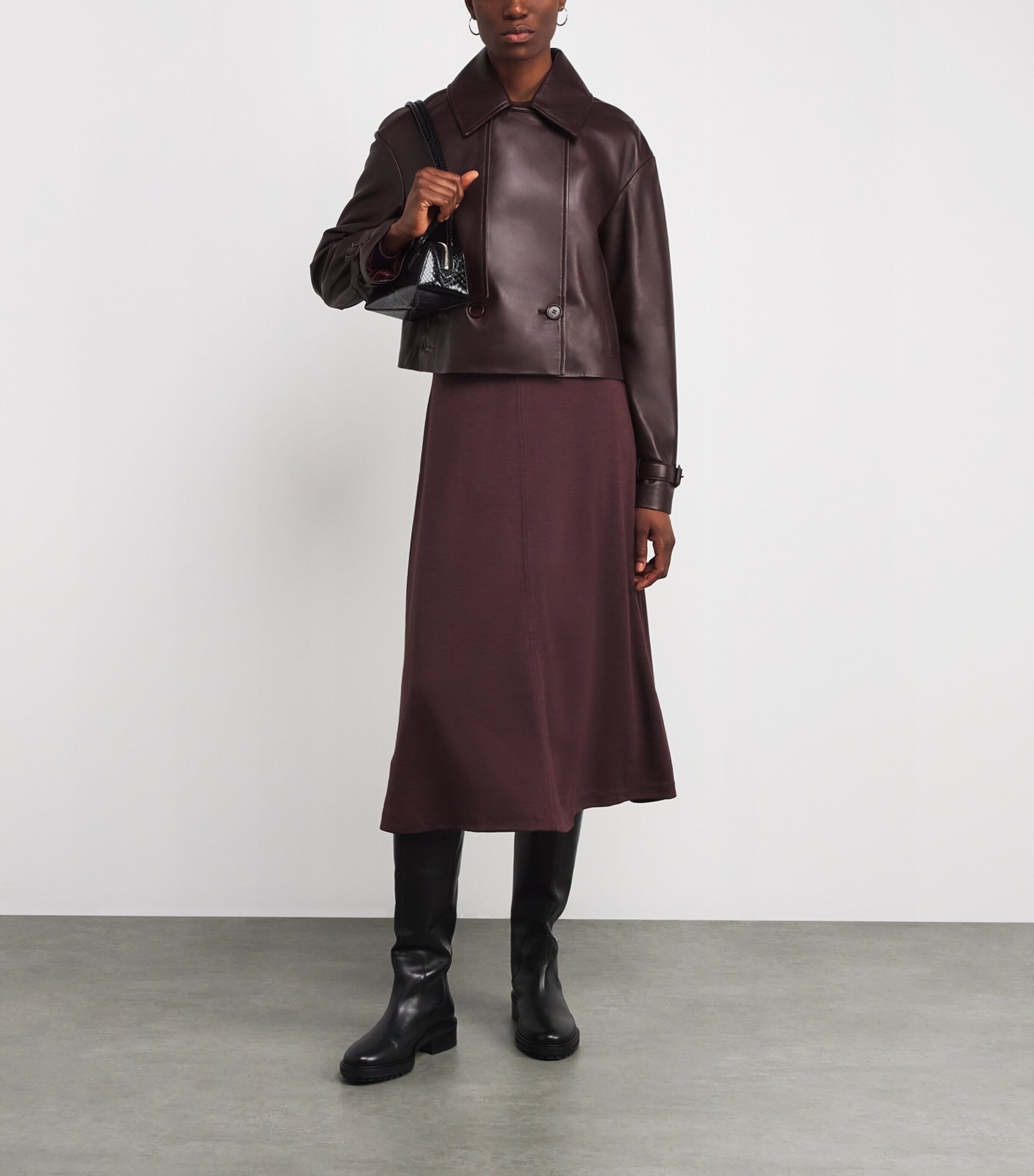 Blaise Leather Jacket MARASCHINO Image 2