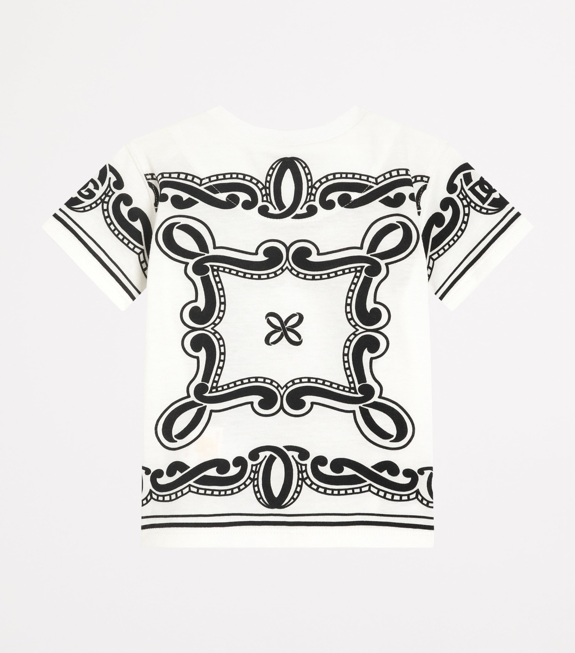 Dolce&Gabbana Kids Bandana Print T-Shirt (3-30 Months) Bandana Image 2