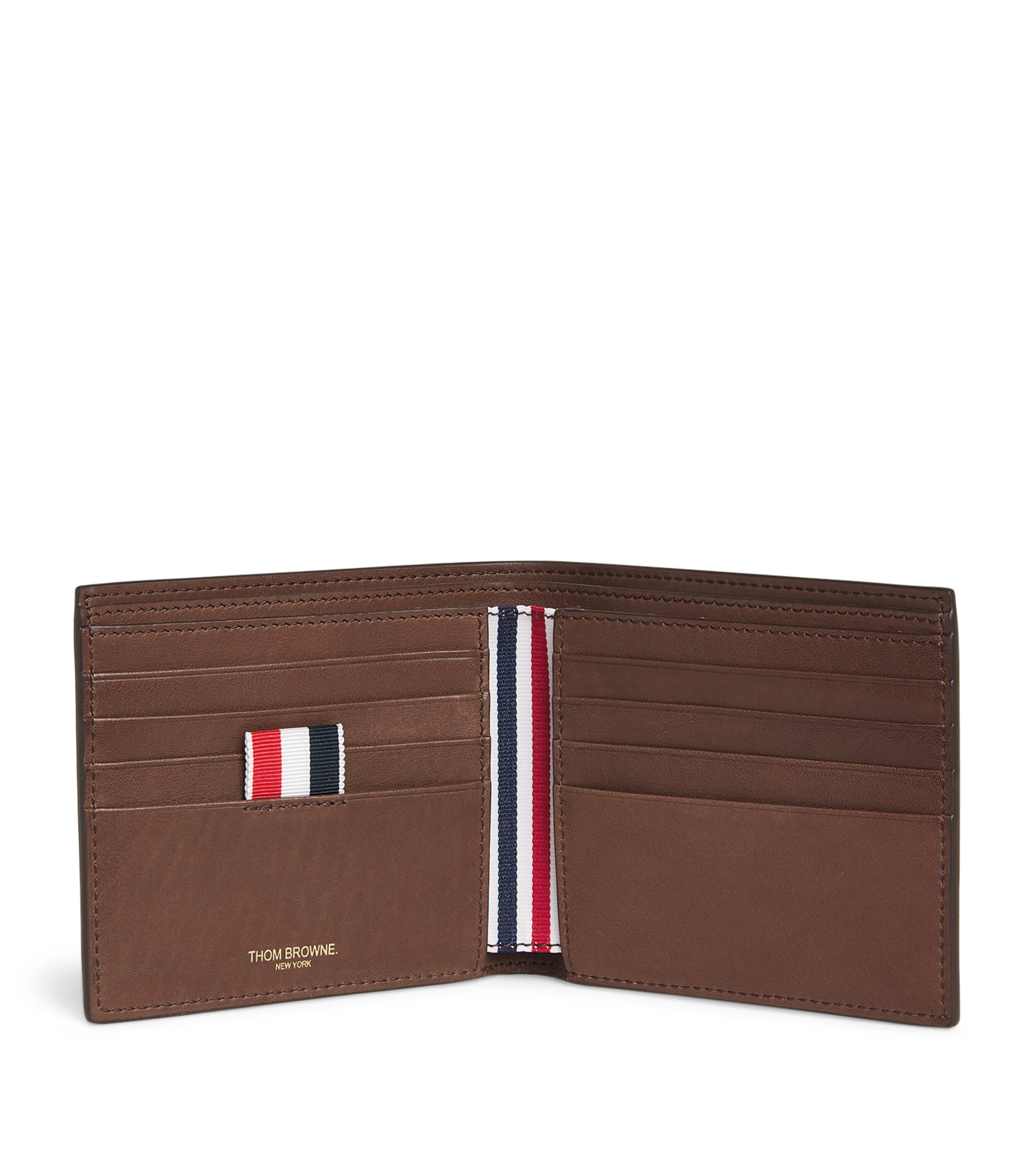 Leather Bifold Wallet DARK BROWN Image 2
