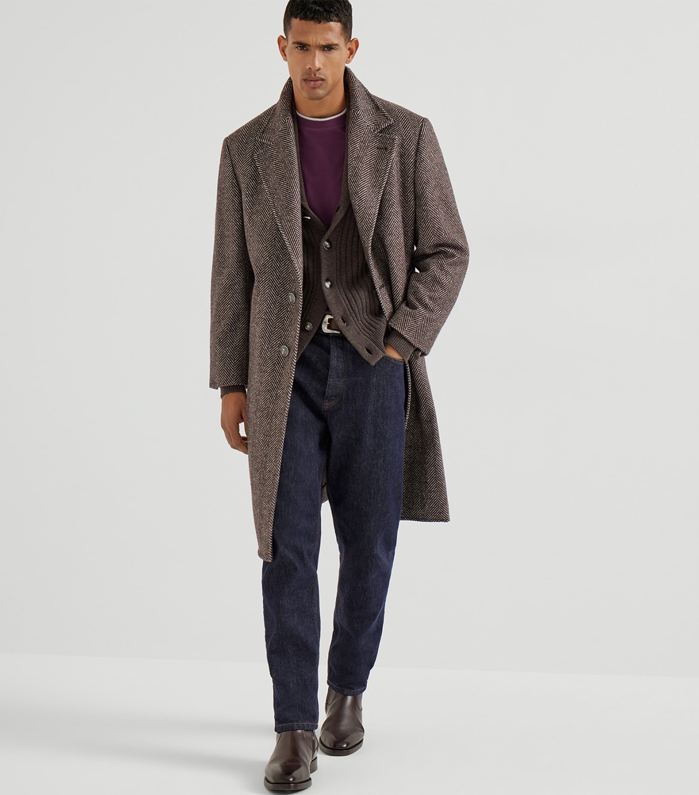 Cotton Faux-Layered T-Shirt CTF75 Image 4