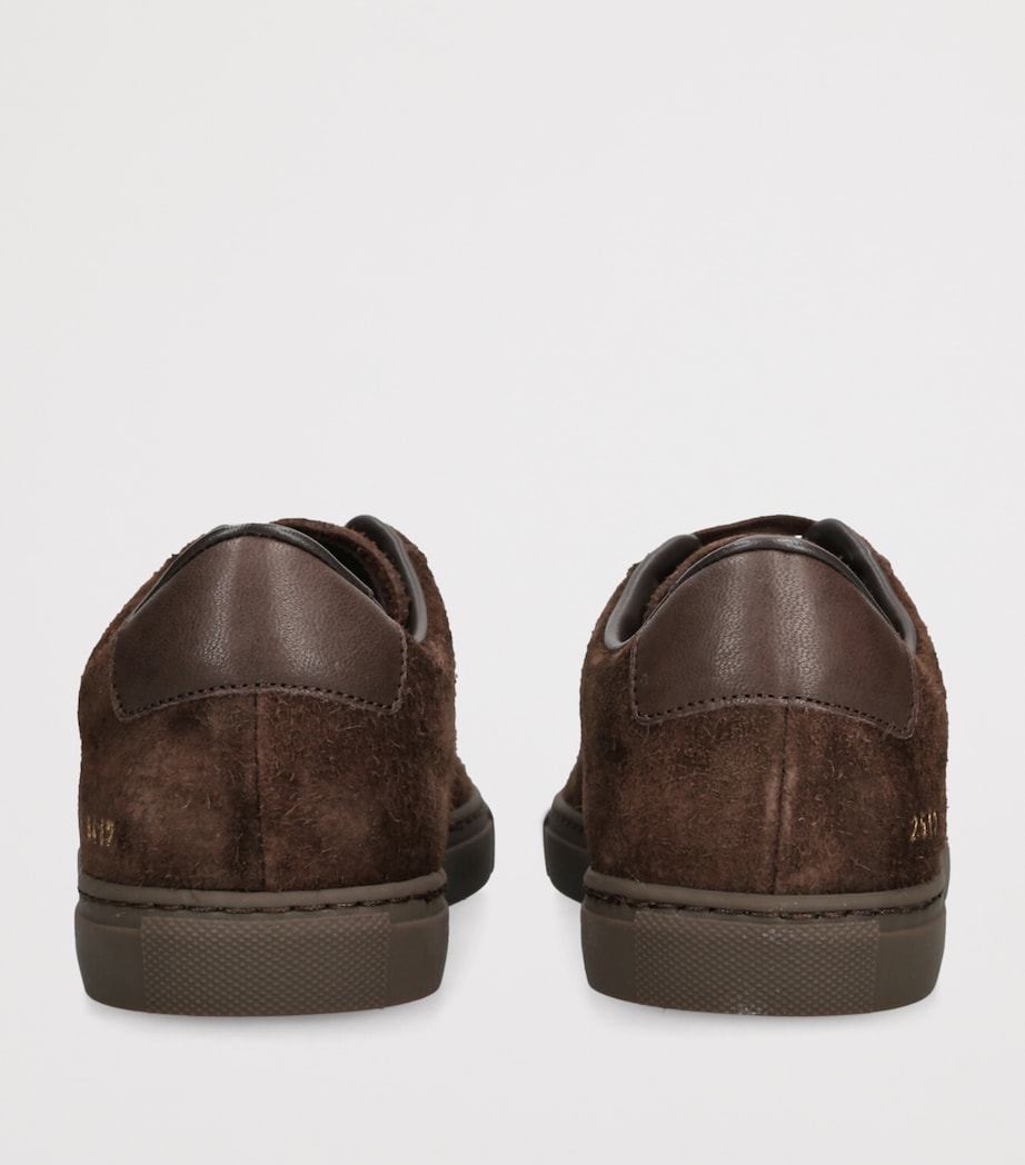 Suede Field Sneakers DARK BROWN Image 2