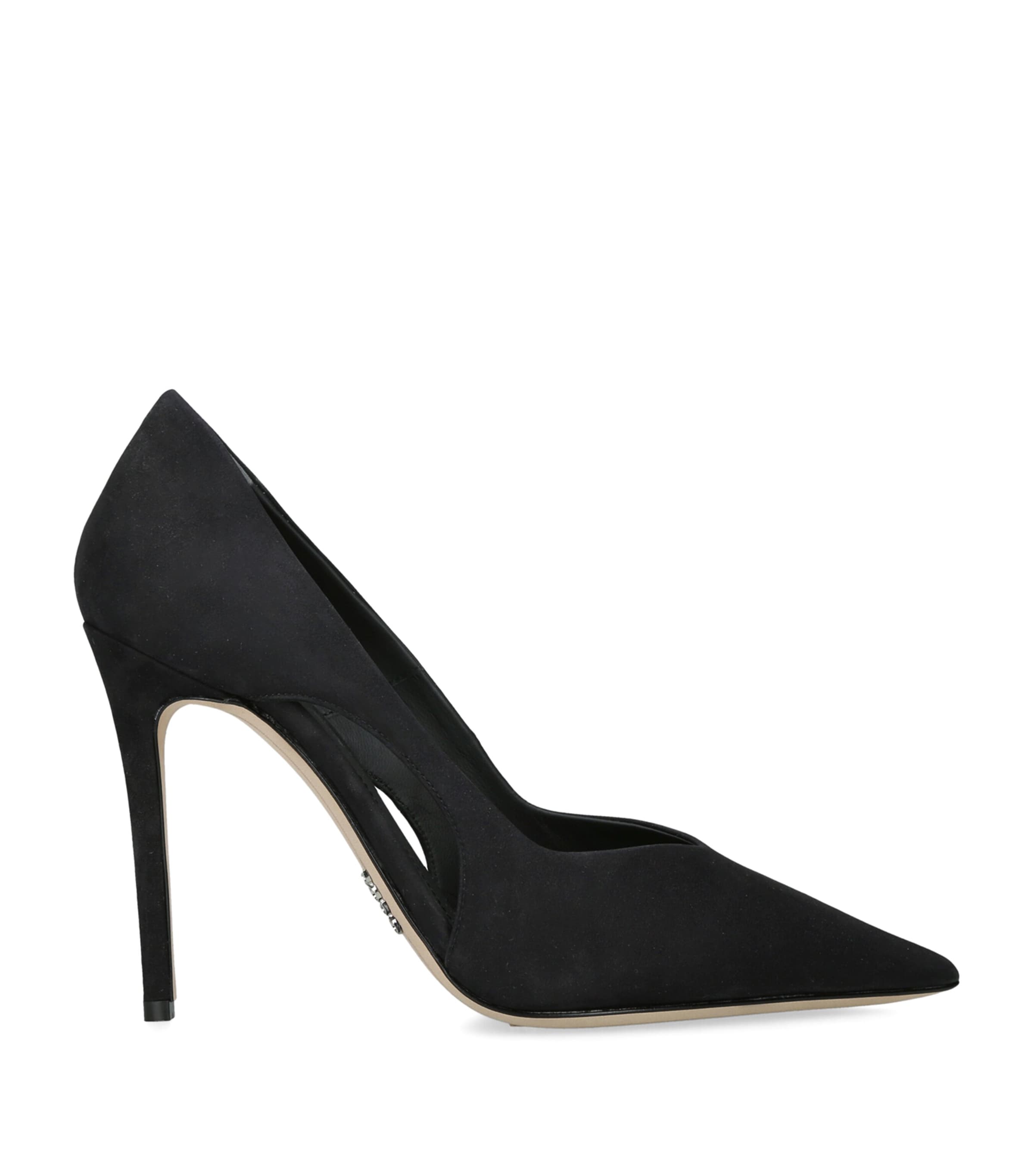 Rodo Nubuck Vanessa Pumps 110 In Black