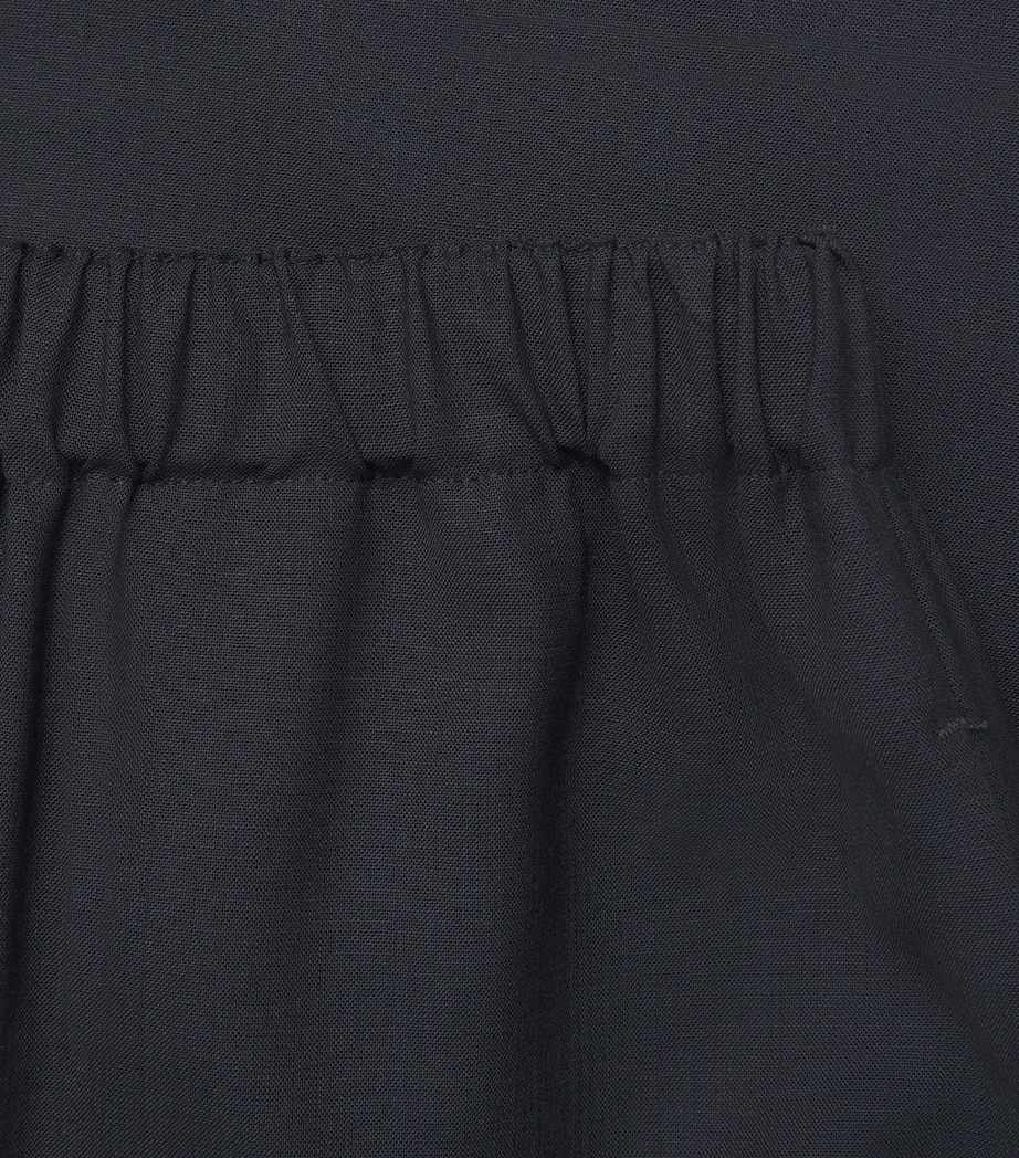 Fabiana Filippi Womens Merino-Blend Beaded Trousers Blu Notte Image 6