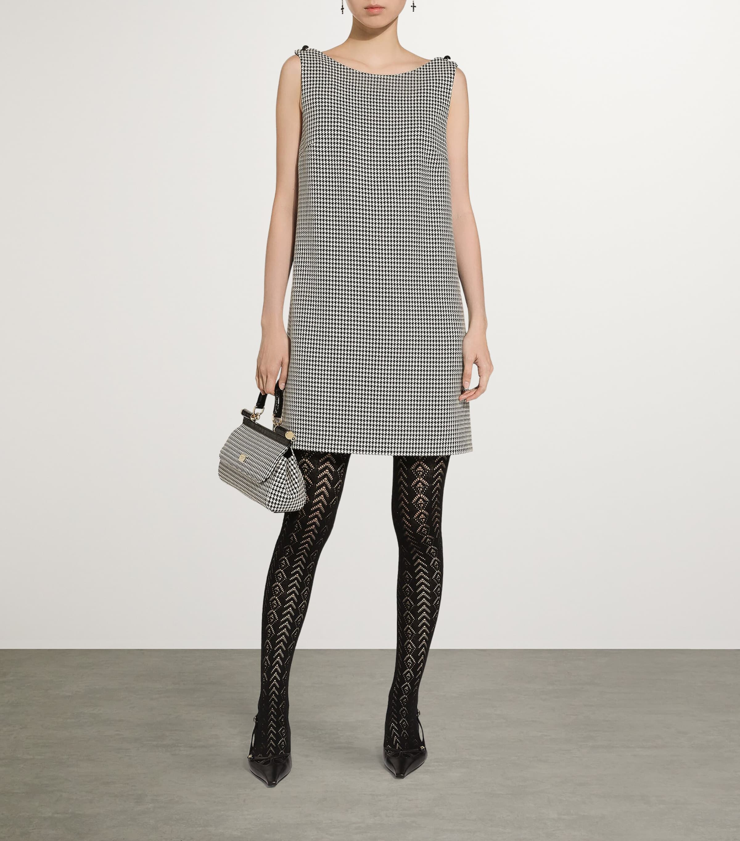 Medium Houndstooth Sicily Top-Handle Bag HW5FG-PIED POULE Image 2