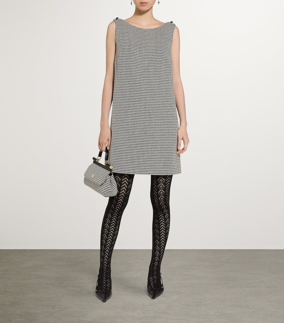 Medium Houndstooth Sicily Top-Handle Bag HW5FG-PIED POULE Image 2