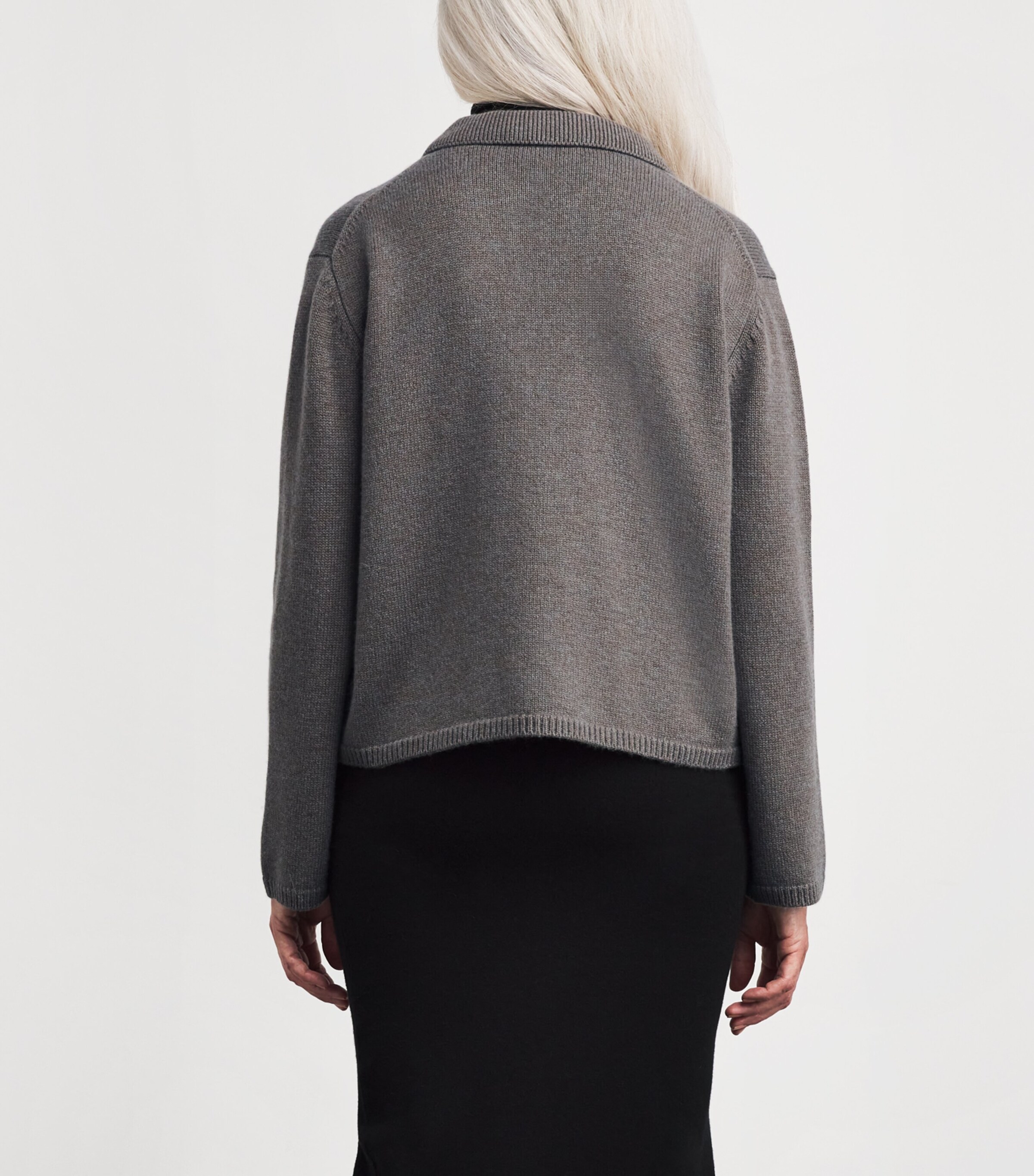 Wool-Cashmere Polo Sweater B3084 Image 4