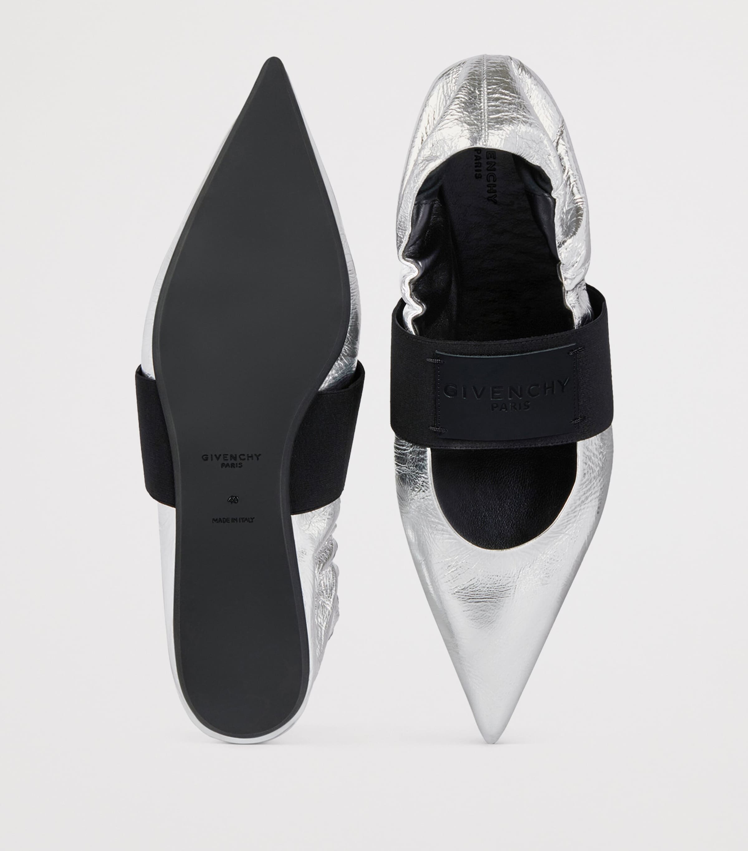 Givenchy Leather Crush Ballet Flats Image 6