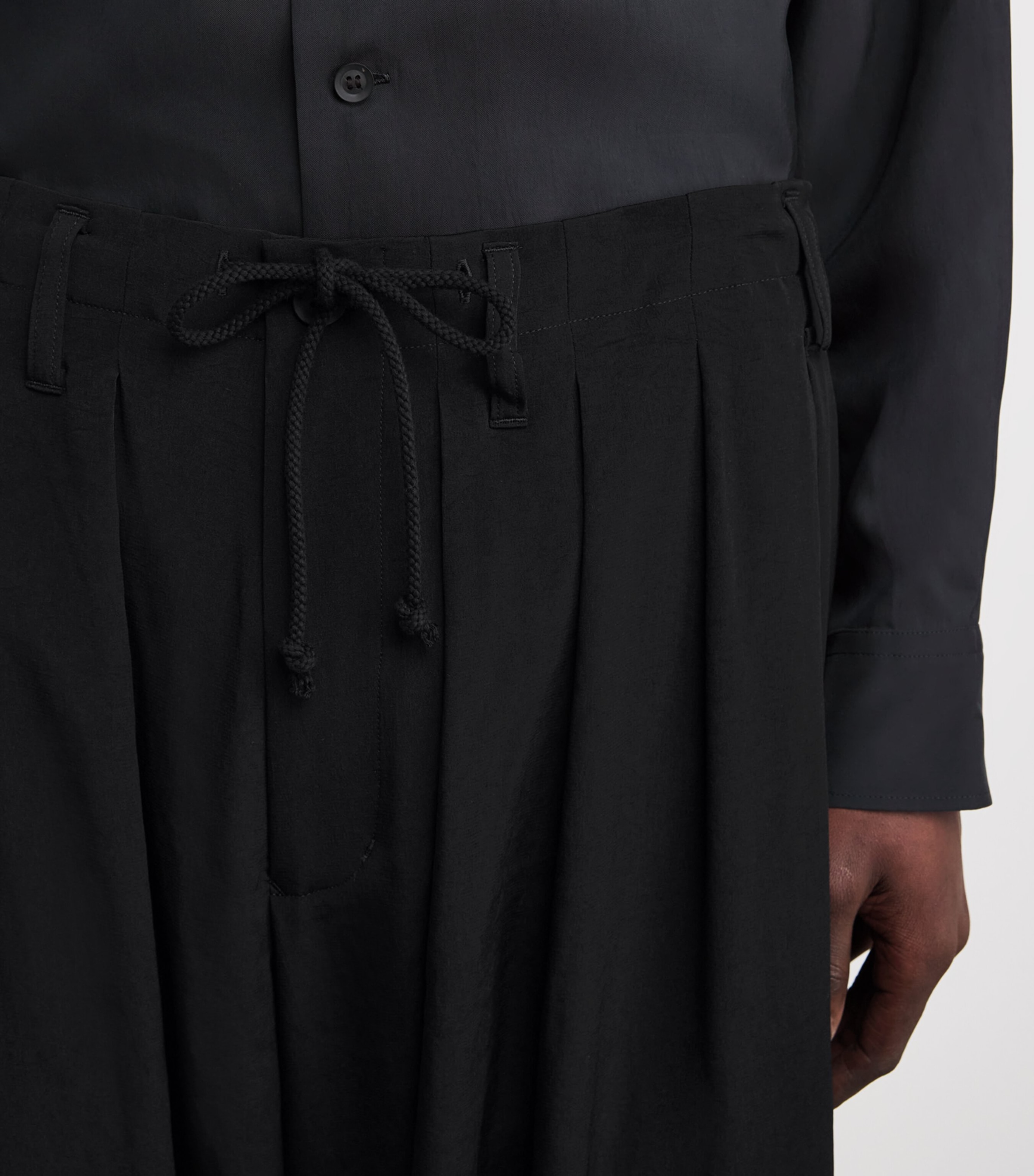 Tuxedo Standard Balloon Trousers BLACK Image 6