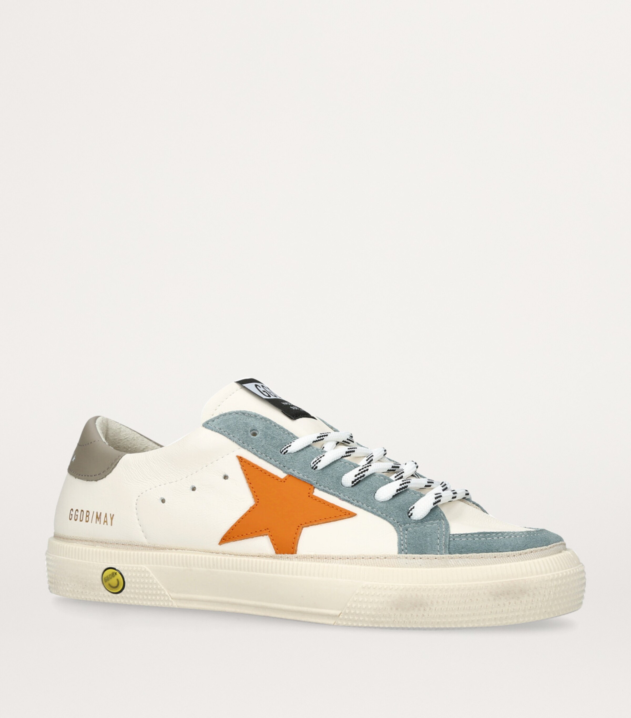 Golden Goose Leather May Sneakers White/comb Image 3