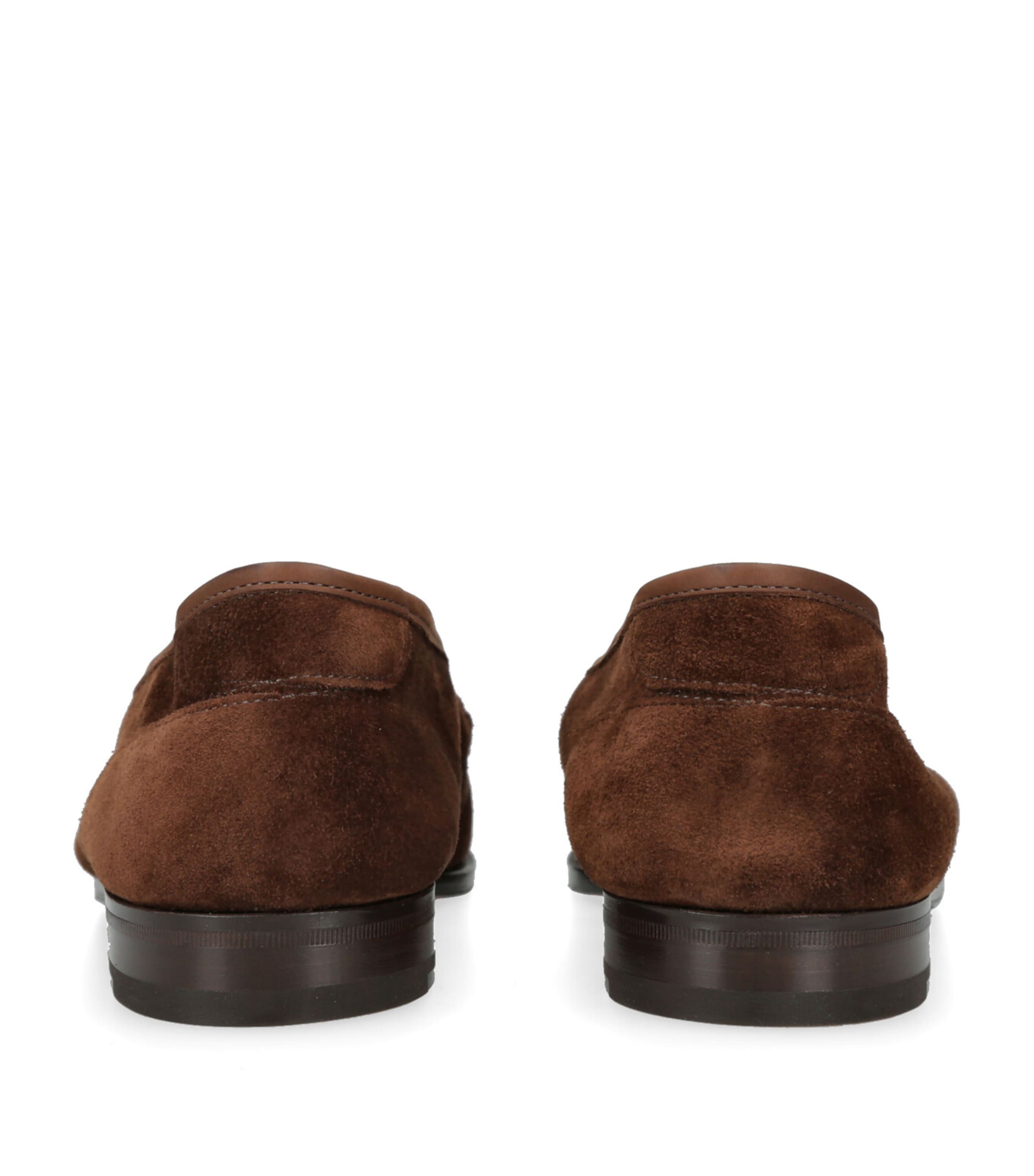 Suede Bath Loafers DARK BROWN Image 2