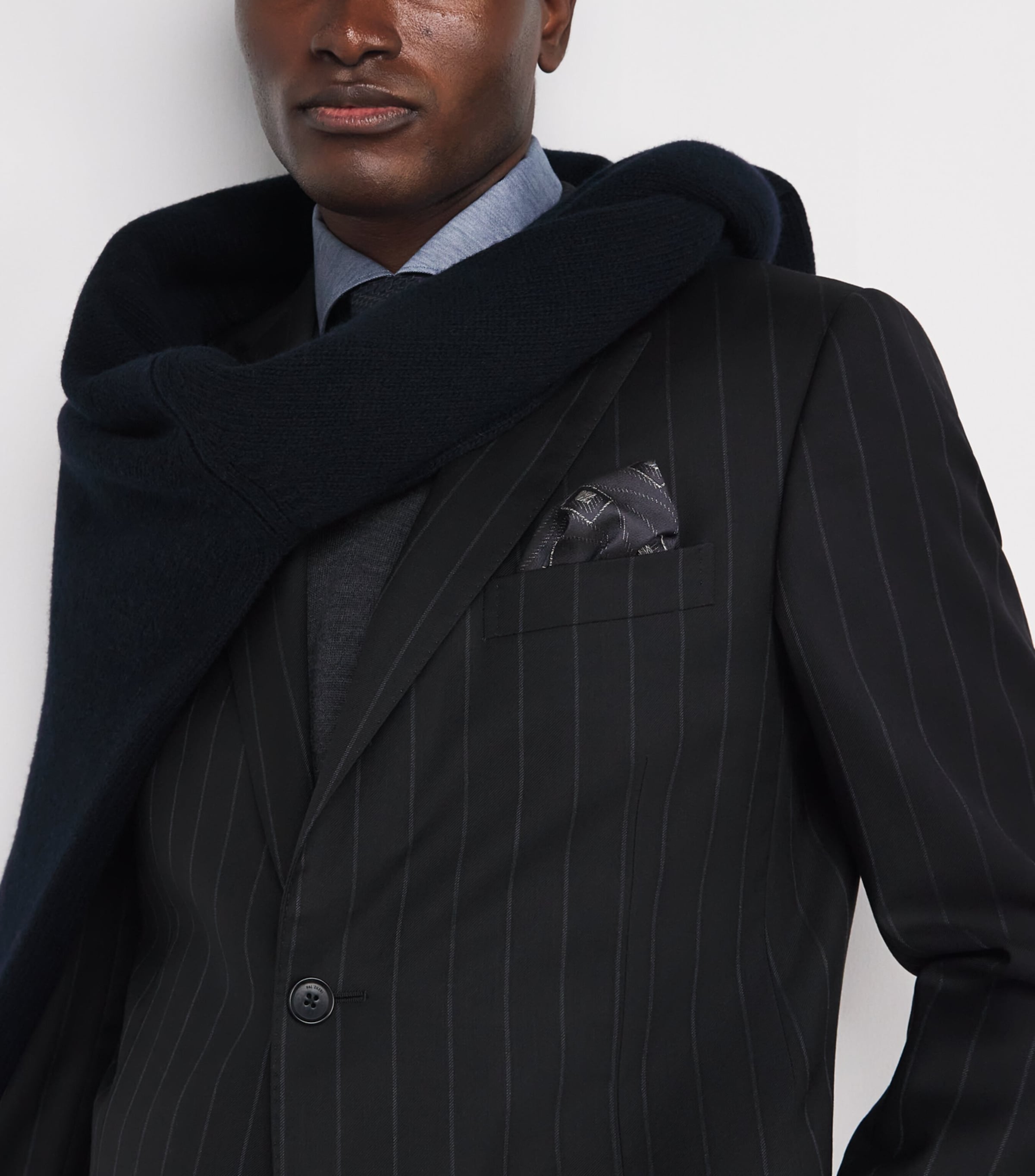 Mulberry Silk Geometric Pocket Square FB159 Image 2