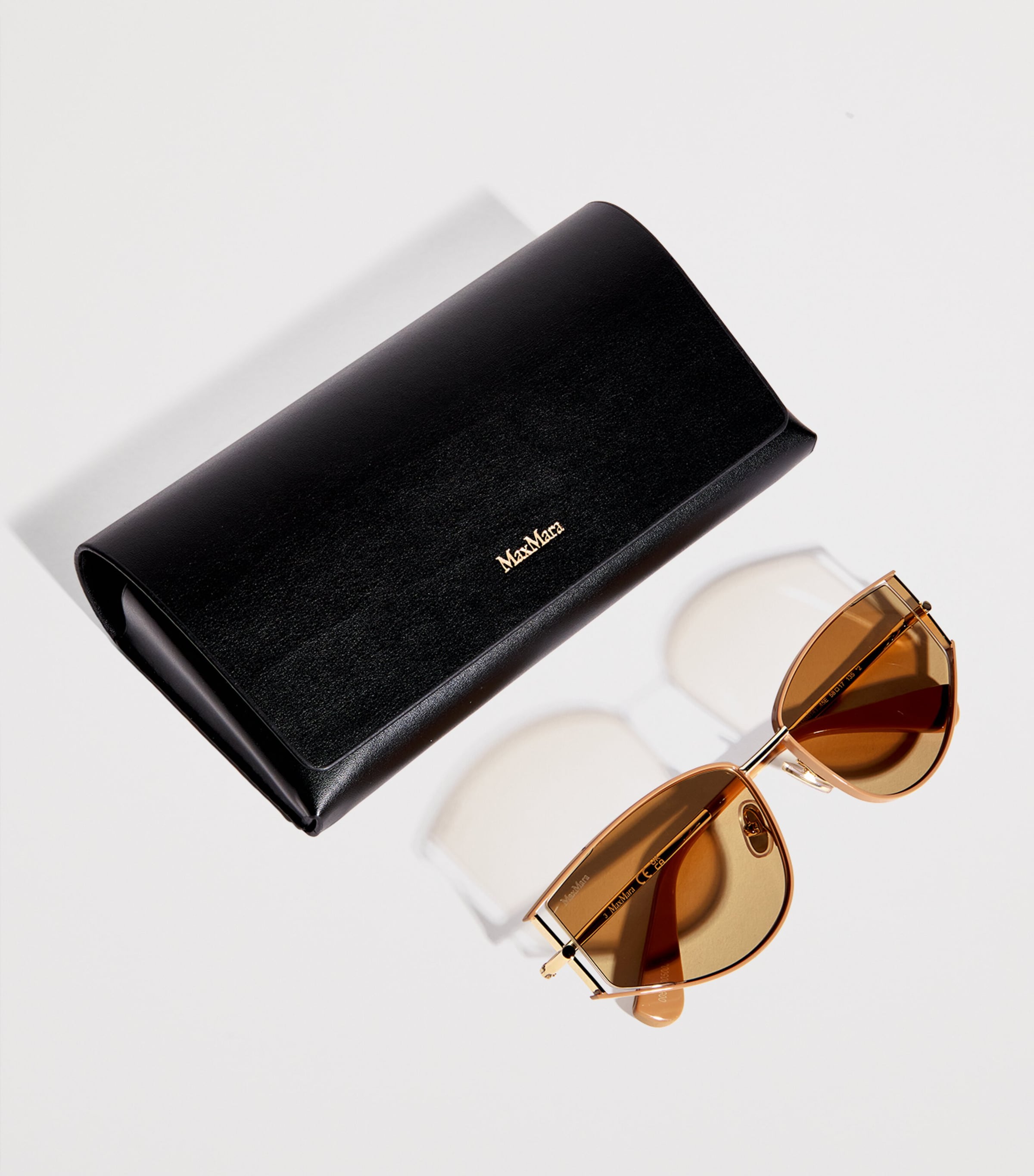 Cat-Eye Sunglasses CAMEL Image 4