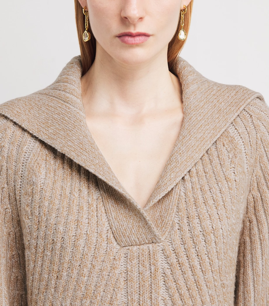 Wool-Blend Robby Sweater POWDER Image 6