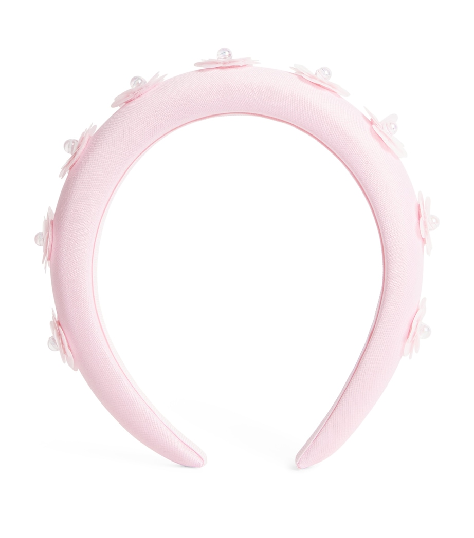 Self-Portrait Kids Embellished Headband Pink Image 1