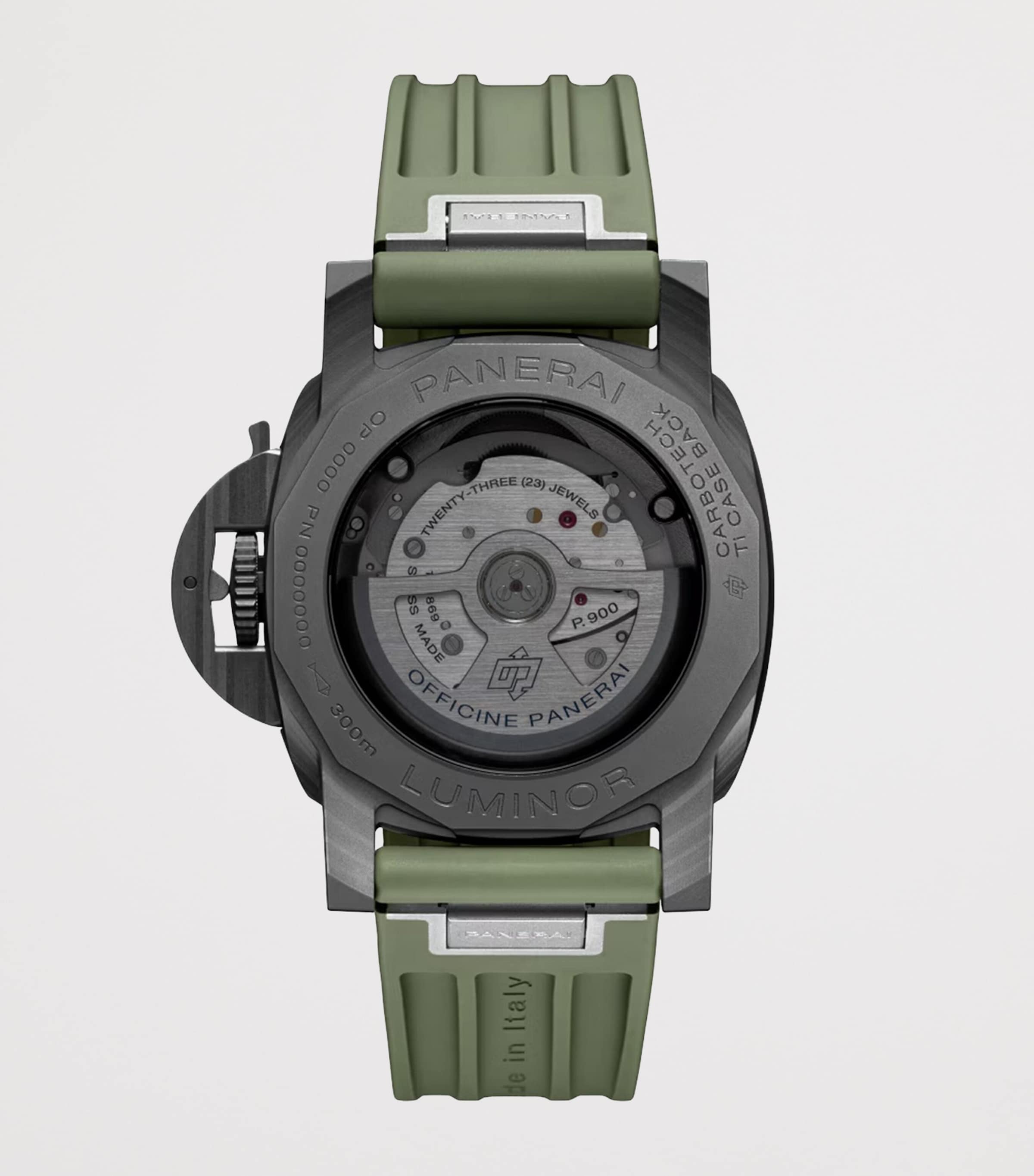Panerai Stainless Steel Luminor Marina Watch 40mm Green Image 2