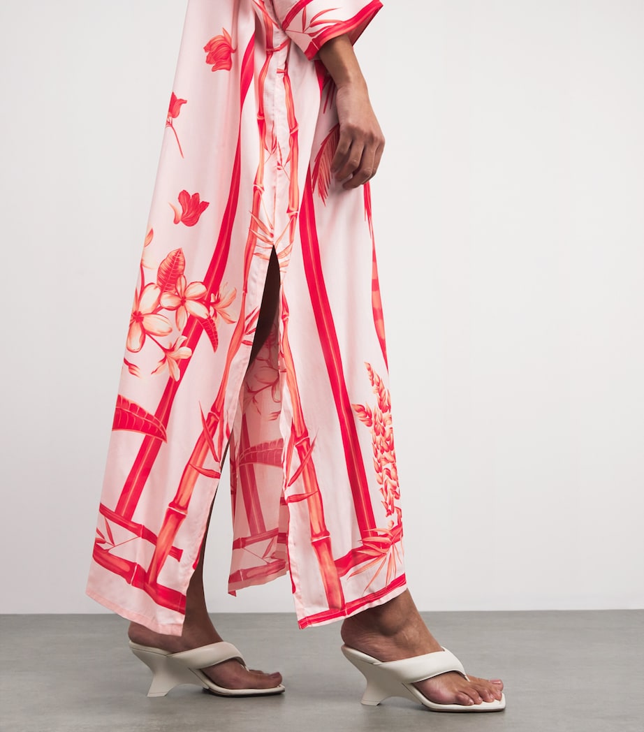 Studded Batwing Maxi Kaftan Dress BLUSH/COCONUT Image 5