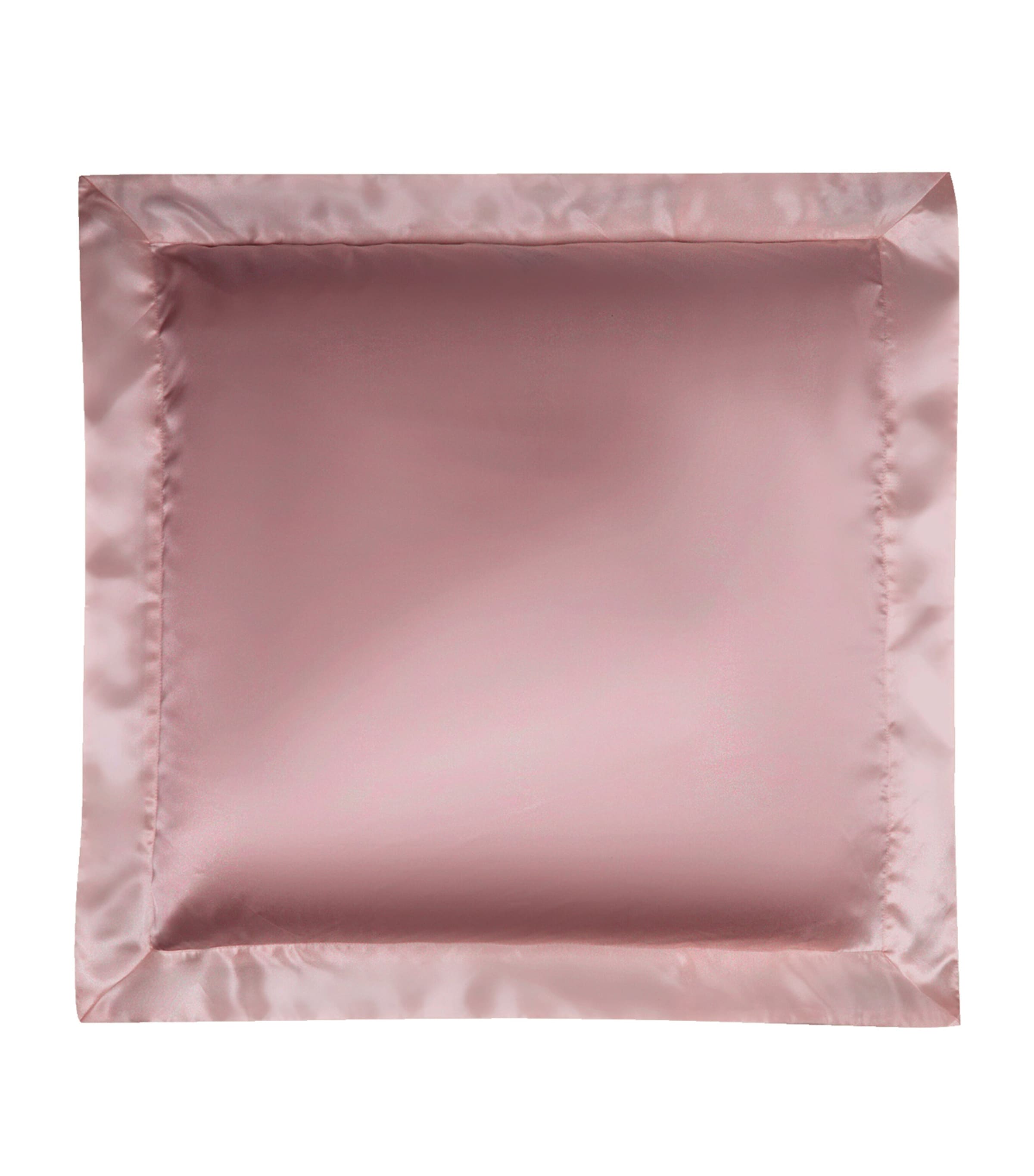 Gingerlily Silk Square Pillowcase In Gold