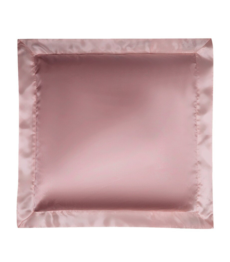 Silk Square Pillowcase (65cm x 65cm) VINTAGE PINK Image 1