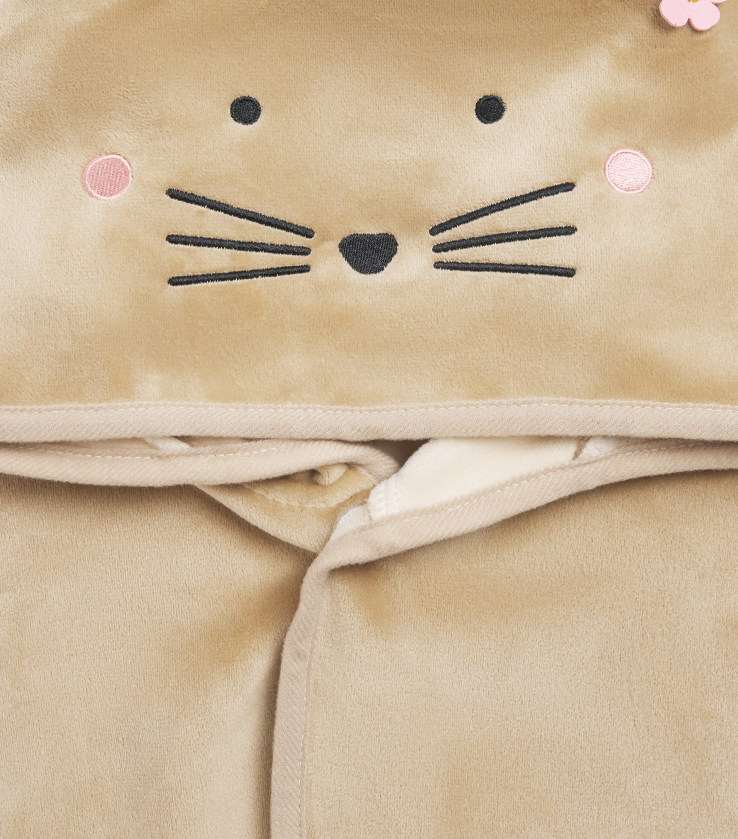 Velvet Bunny Cape BROWN Image 3